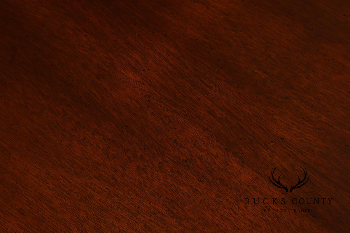 Queen Anne Style Mahogany Tea Side Table