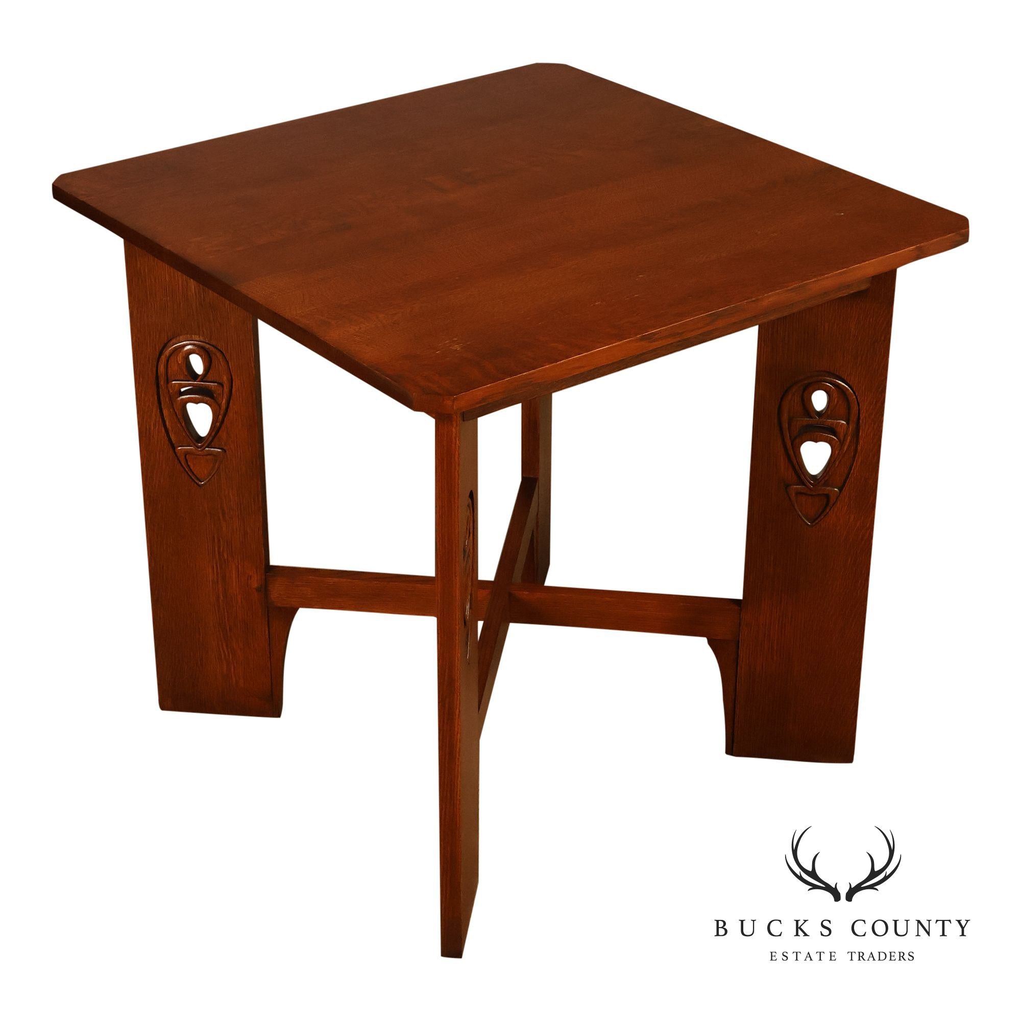Stickley Mission Collection Oak Argyle Street Table
