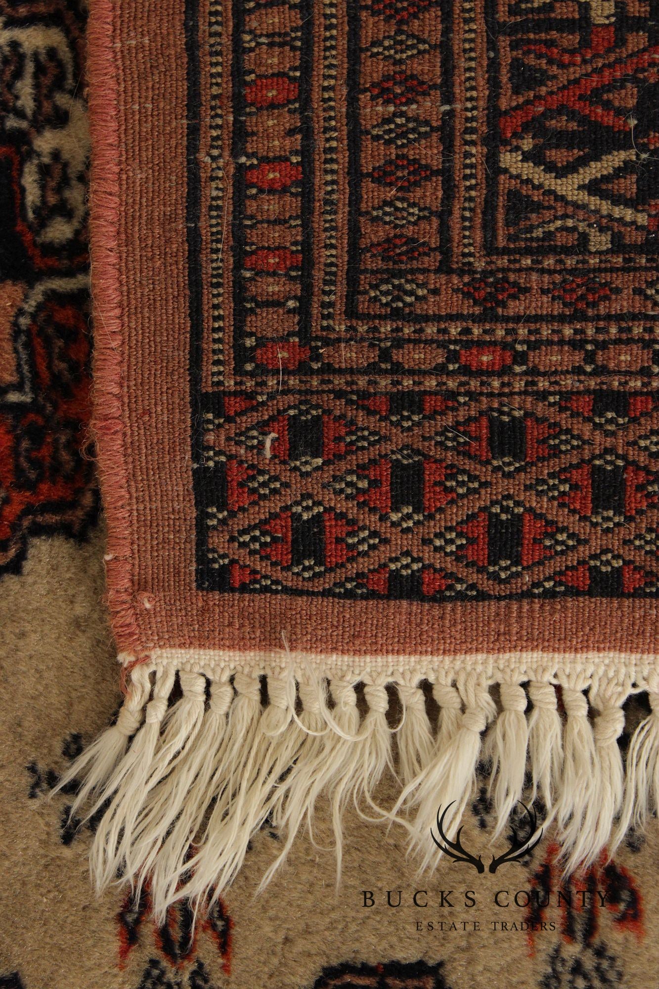 Pakistani Bokhara Wool Area Rug