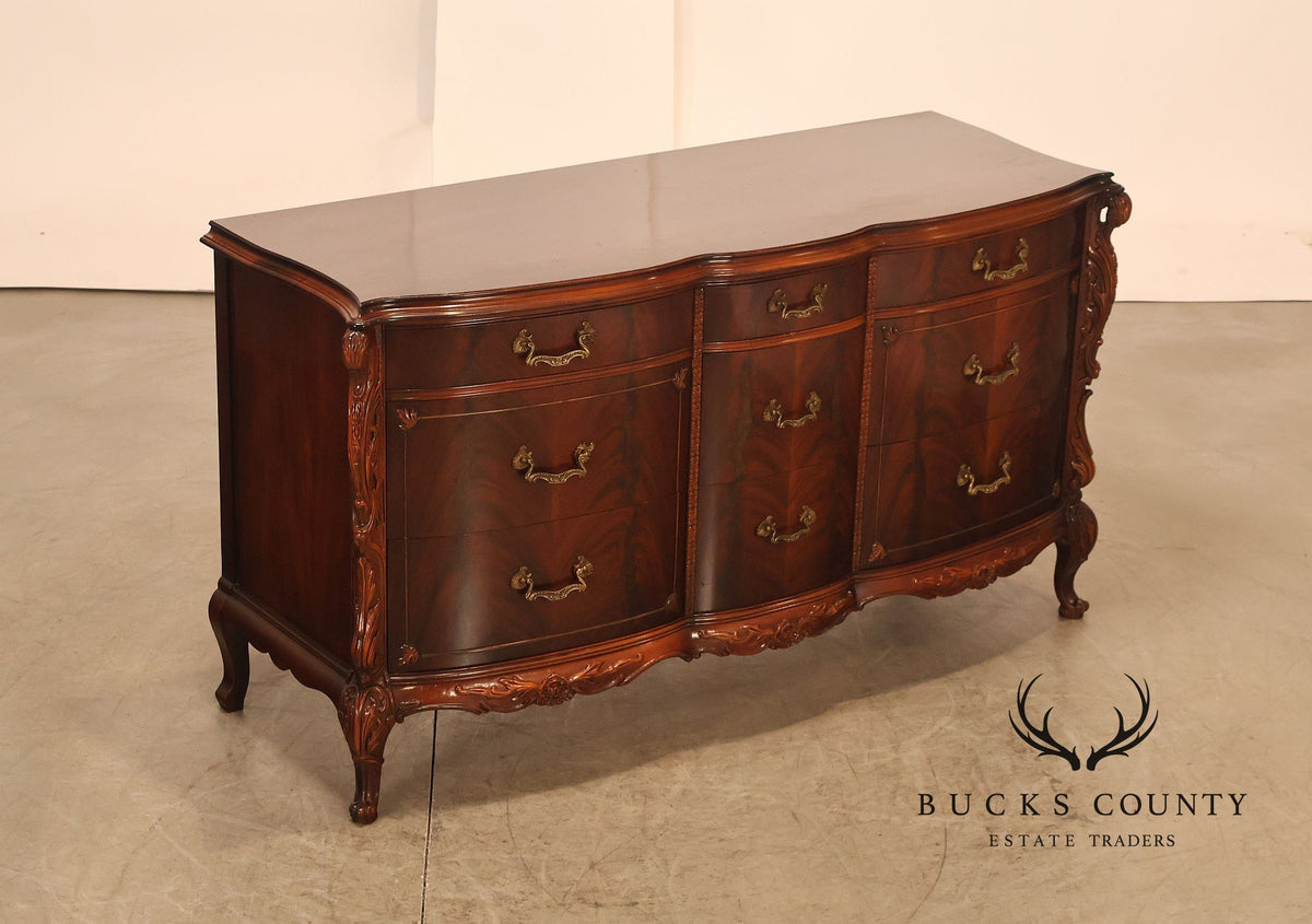 Vintage 1940s Mahogany Chest of Drawers