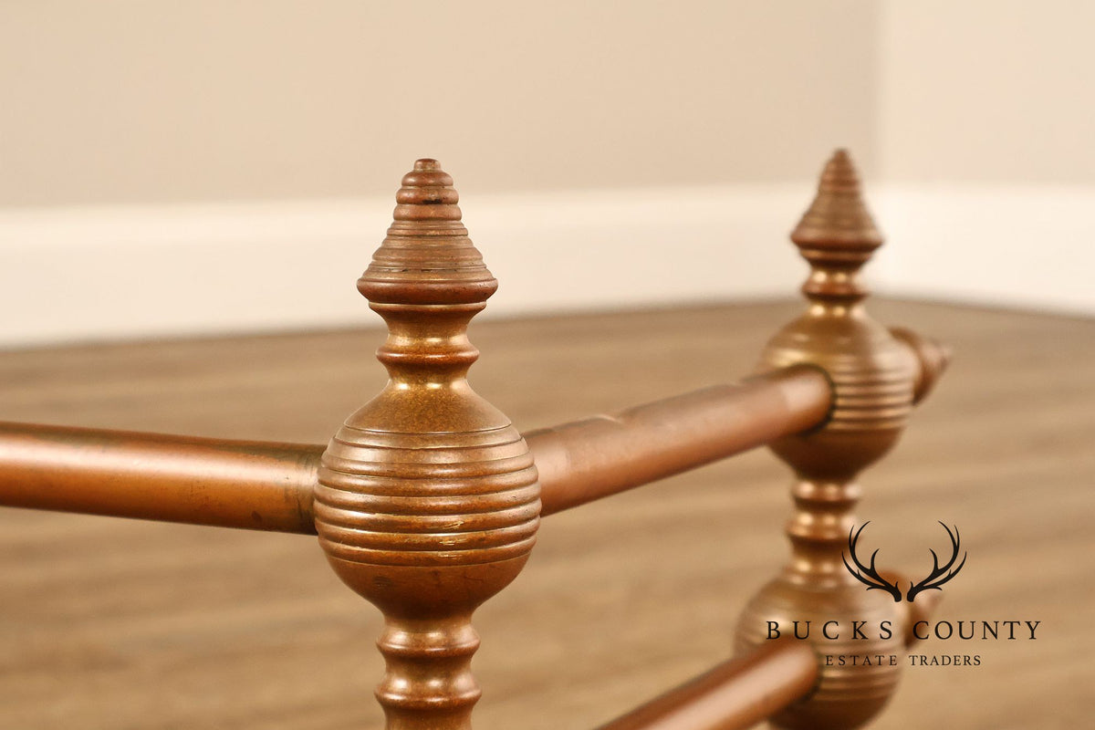 Traditional Brass Tone Fireplace Fender