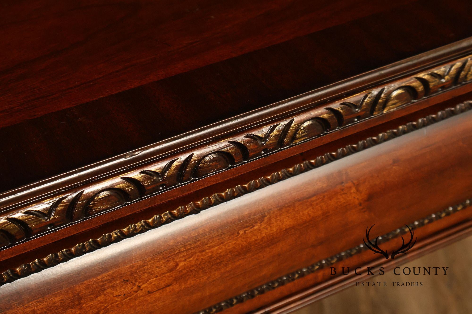 Century Furniture Georgian Style Mahogany Console Sideboard
