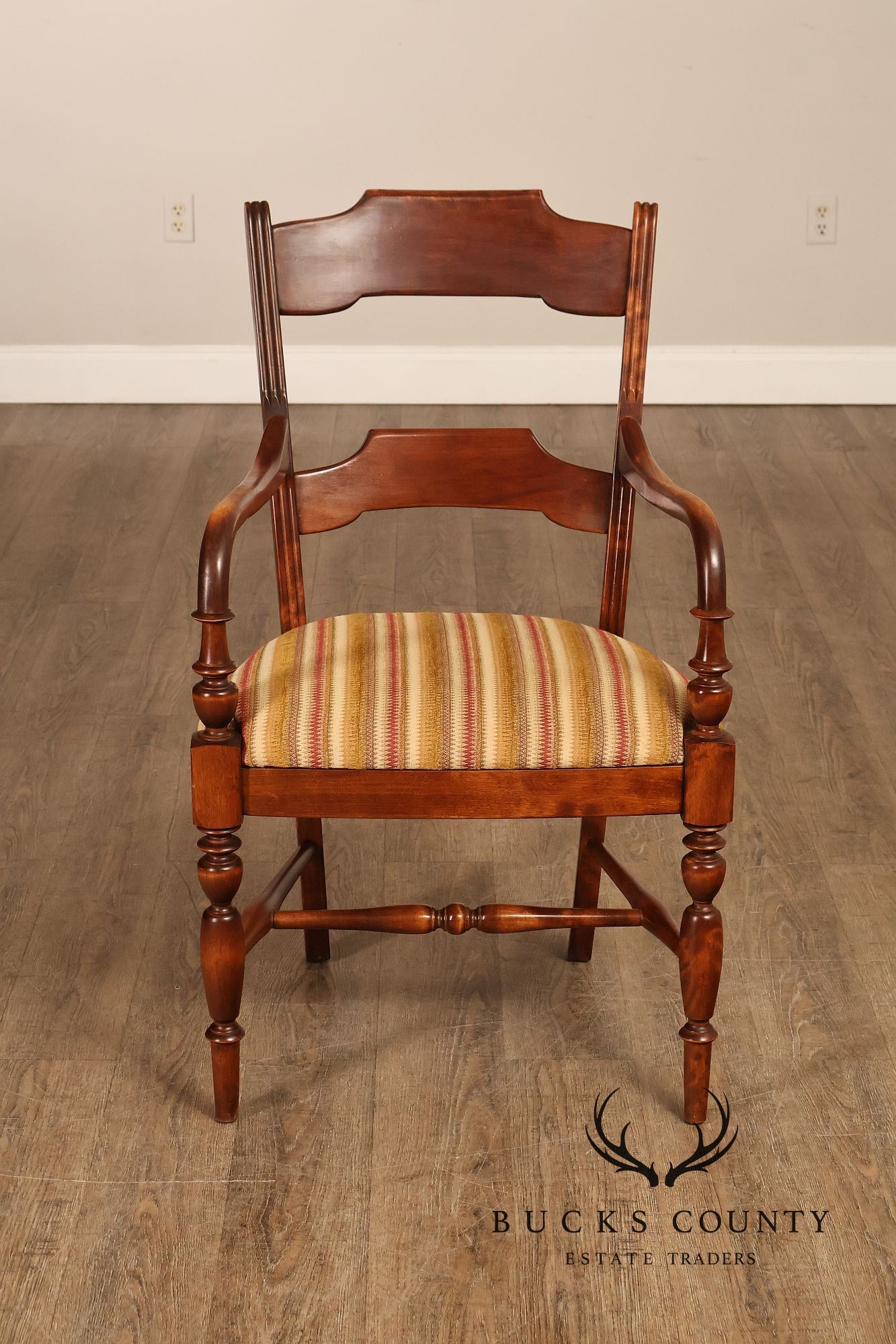 Nichols & Stone Set Of Six Solid Maple Dining Chairs