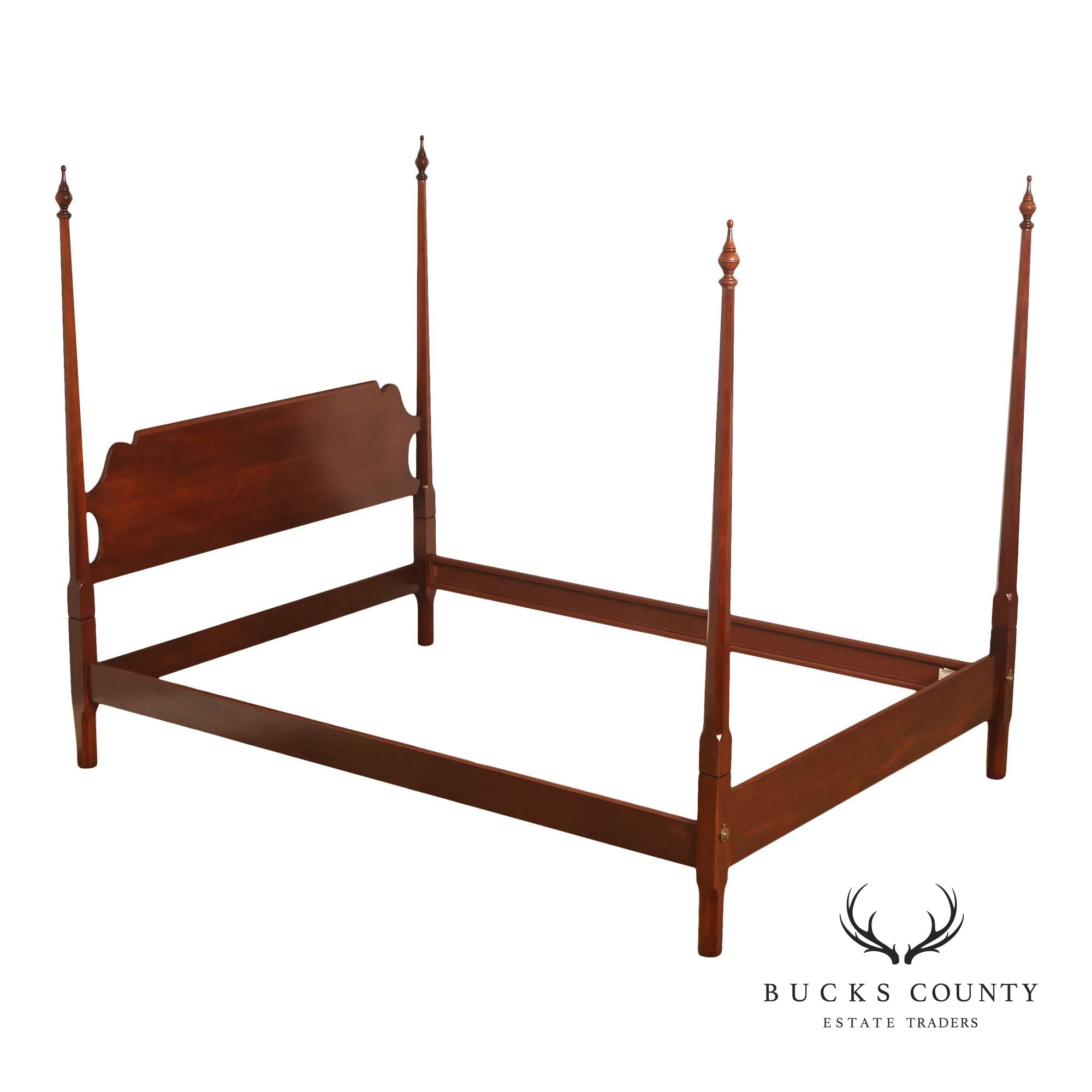 Statton Cherry Queen Size Poster Bed