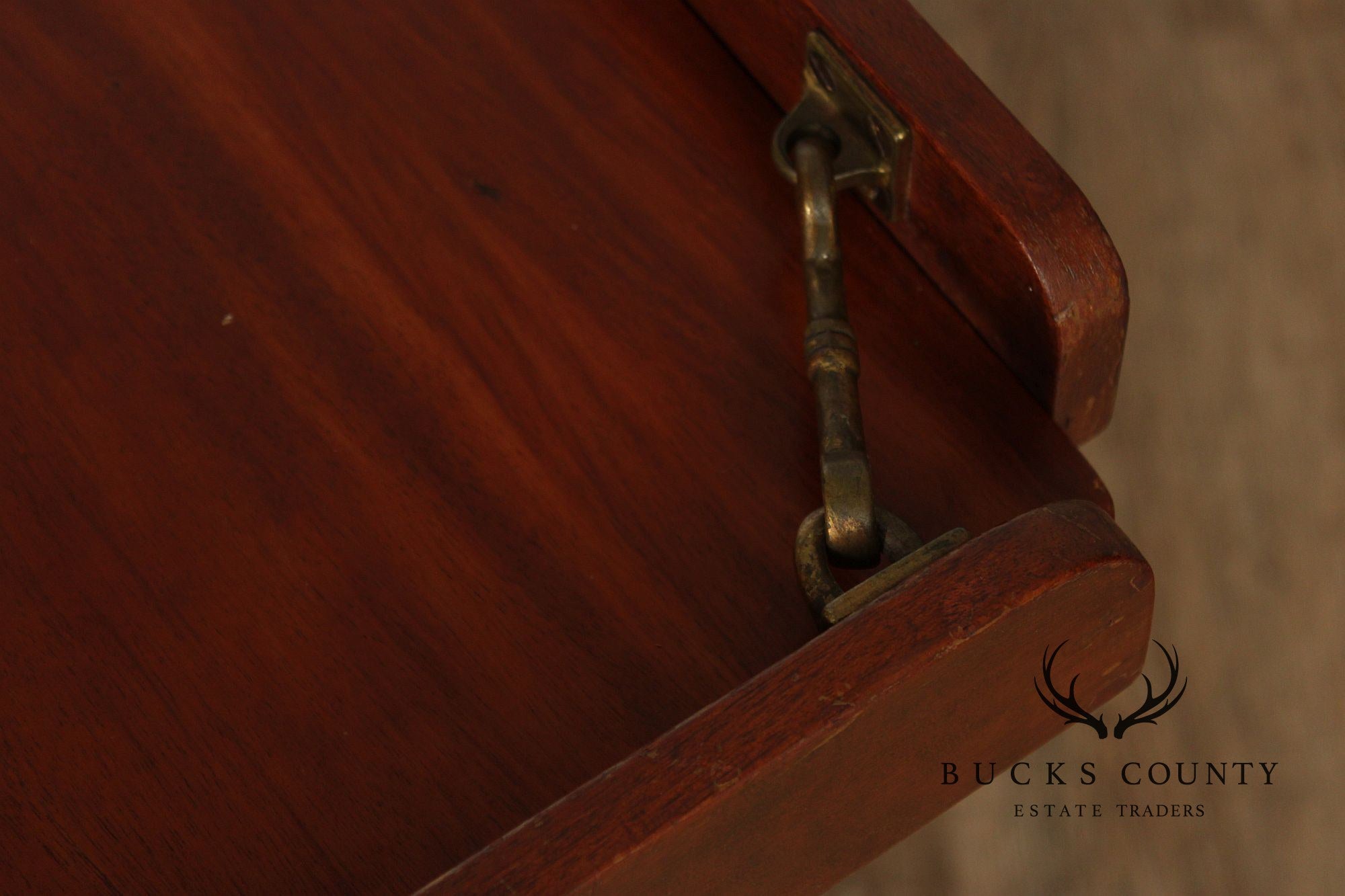 Antique Ship’s Table With Set Of Six Ship Chairs