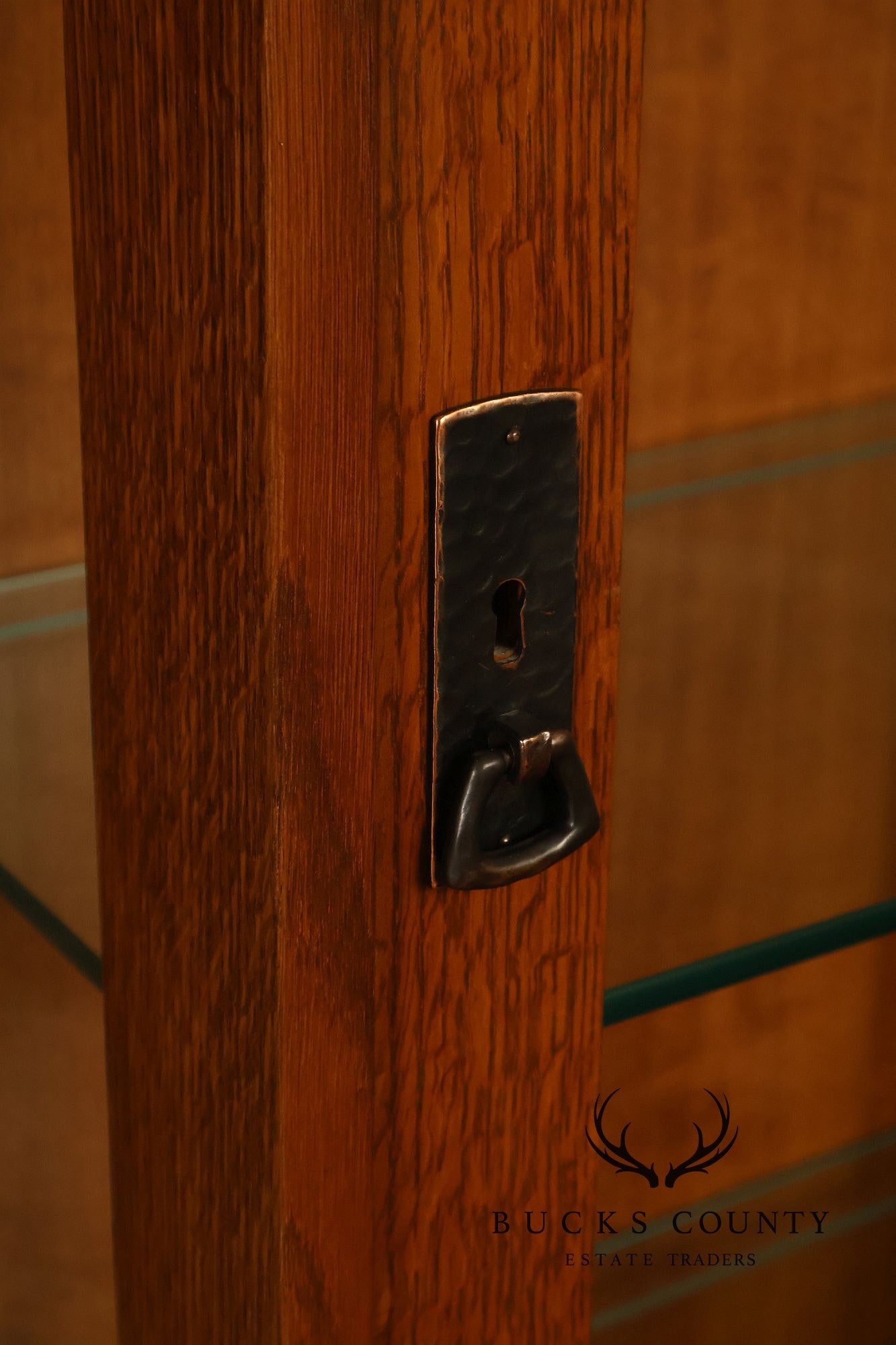 Stickley Mission Collection Oak Display Cabinet