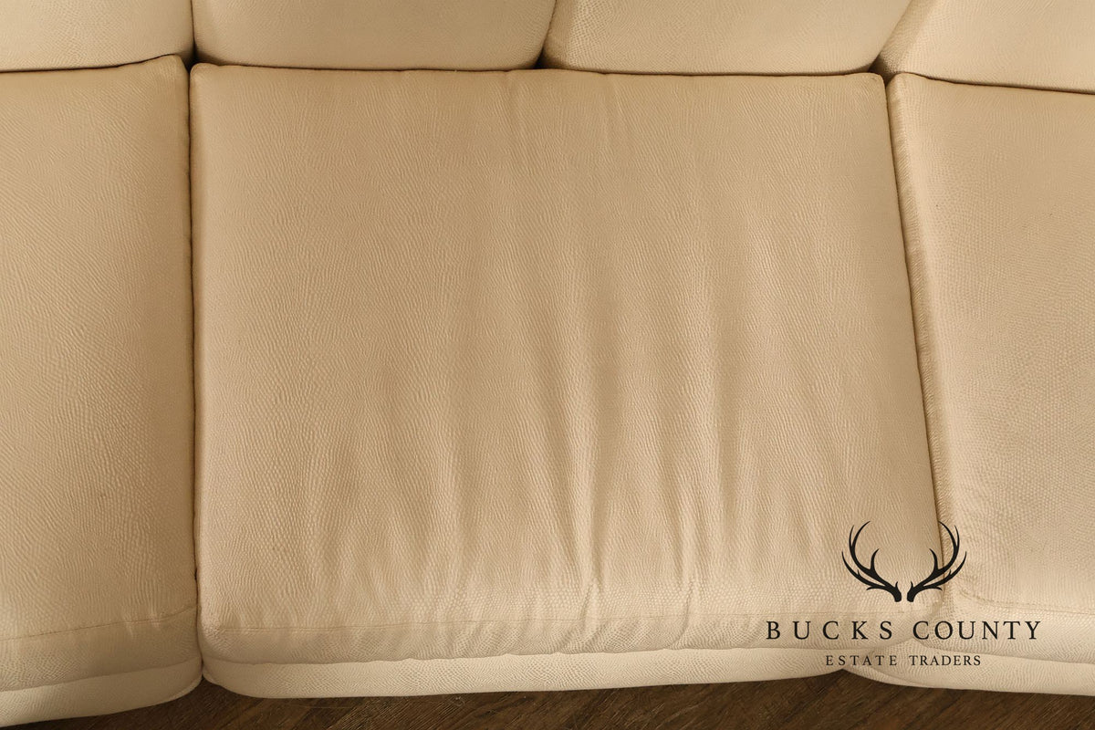 Thayer Coggin Post Modern Curved Sectional Sofa