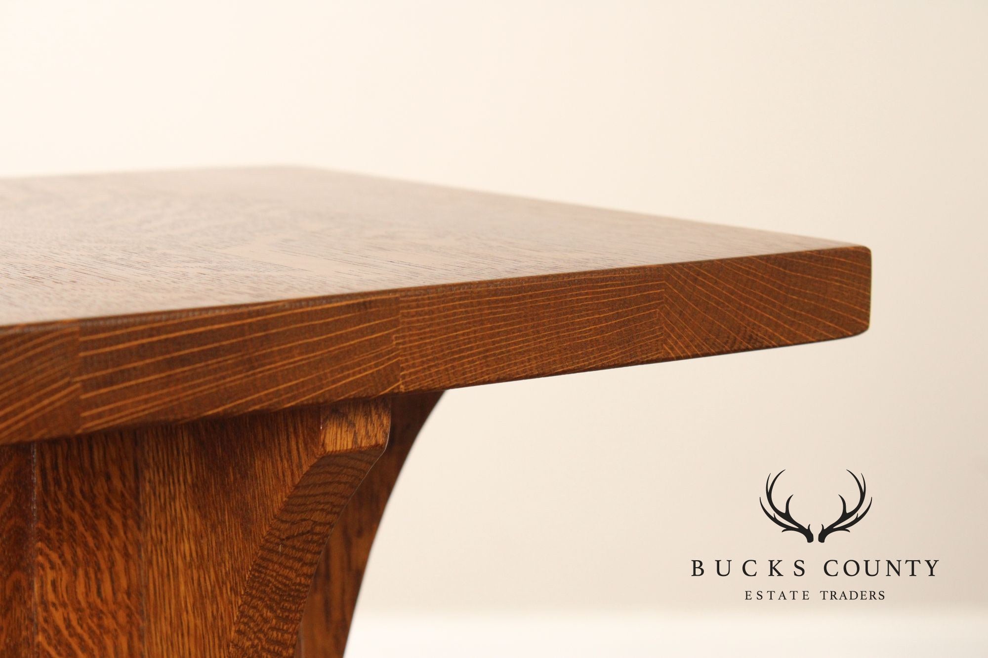 Stickley Mission Collection Oak Pedestal
