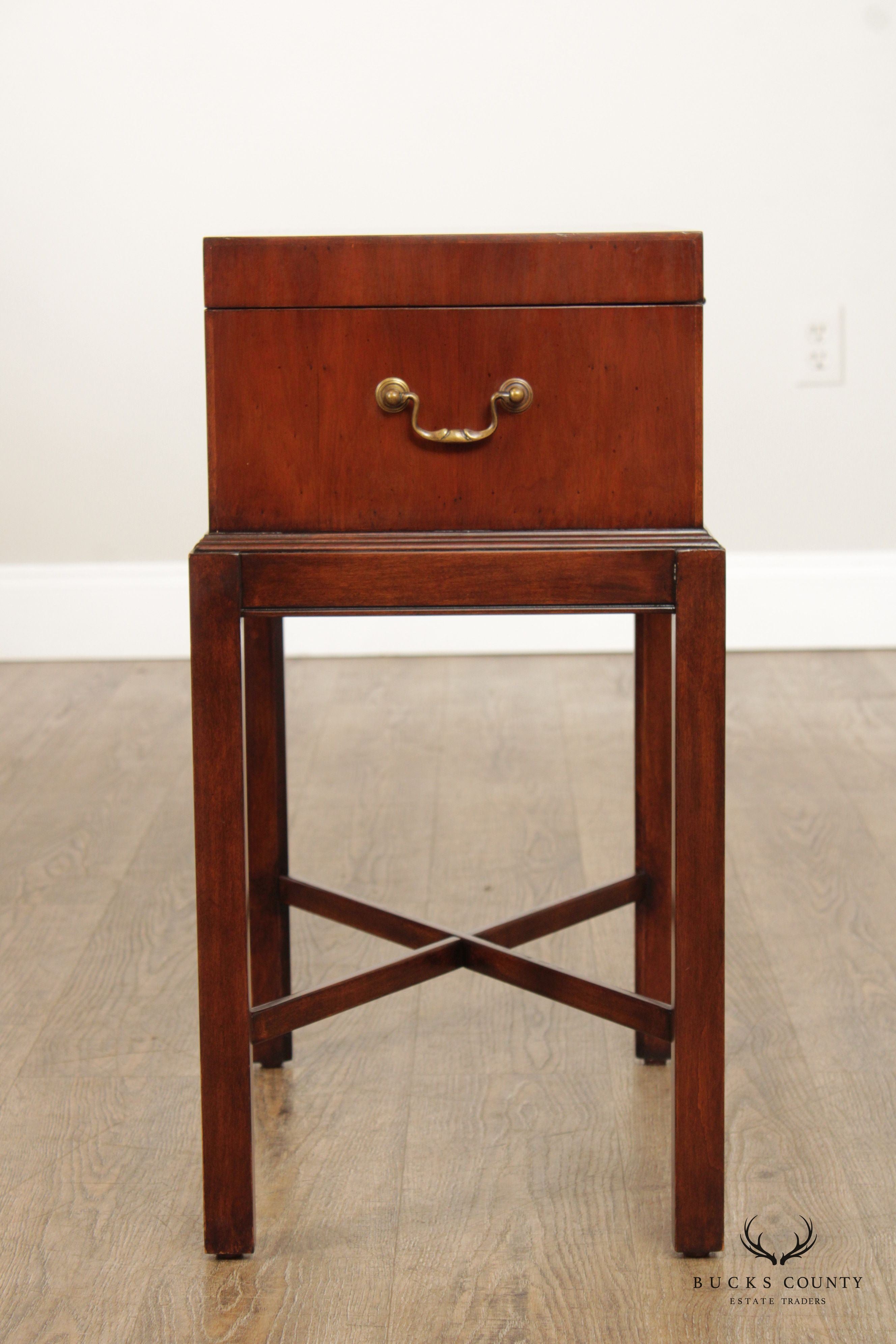 Ethan Allen Chippendale Style Box on Stand