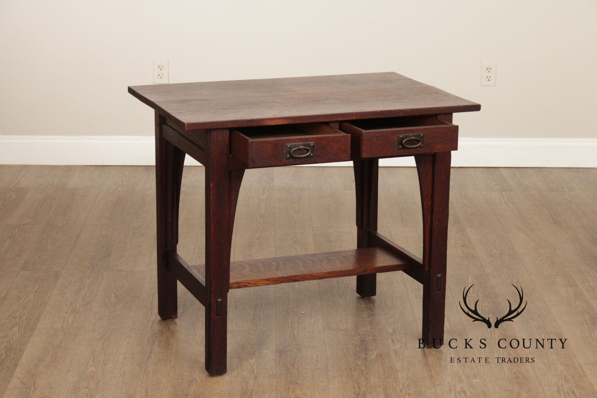 Gustav Stickley Antique Mission Oak Library Table