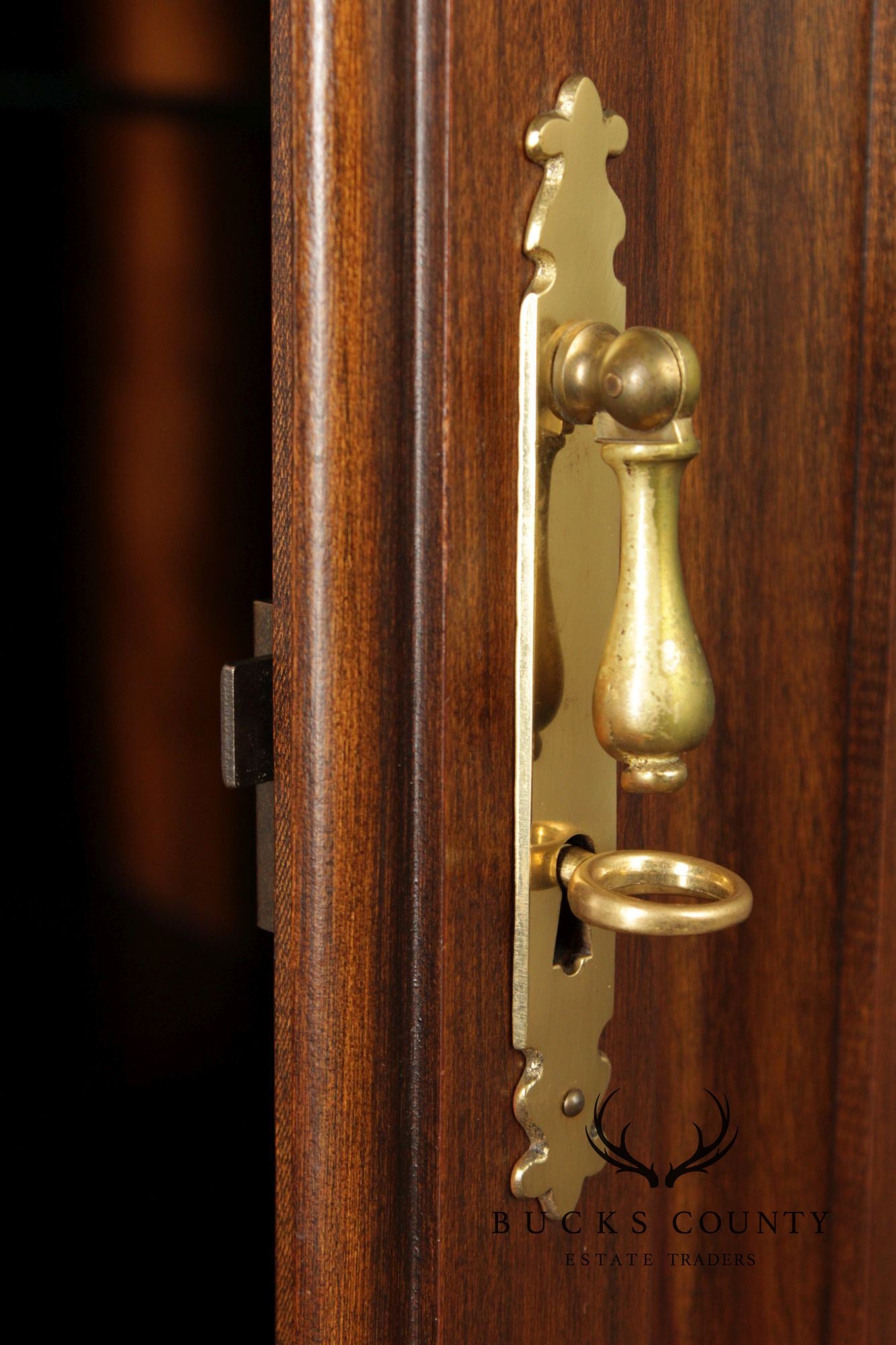 Harden Traditional Tall Cherry Bar Cabinet