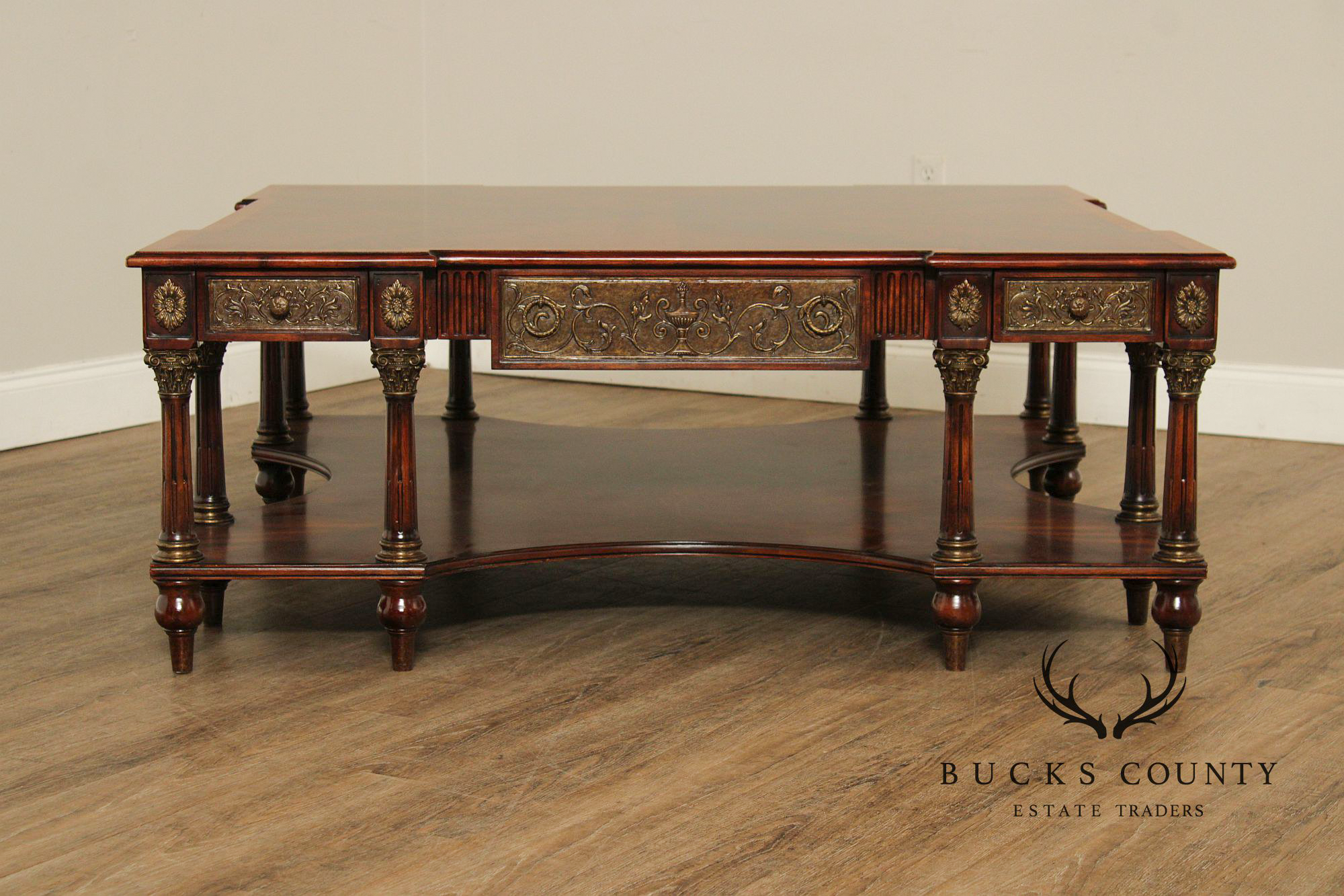 Theodore Alexander 'Classical Gathering' Mahogany Coffee Table