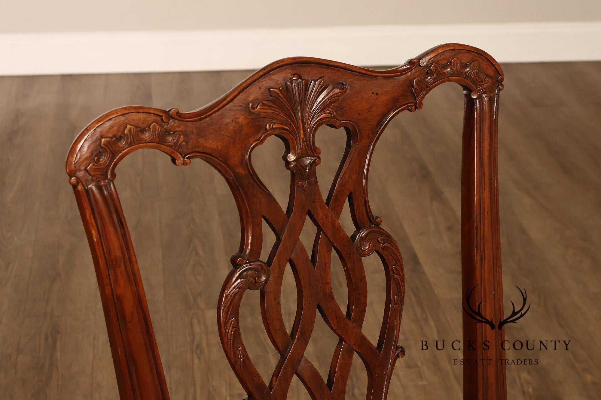 Chippendale Style Set of Six Mahogany Dining Chairs