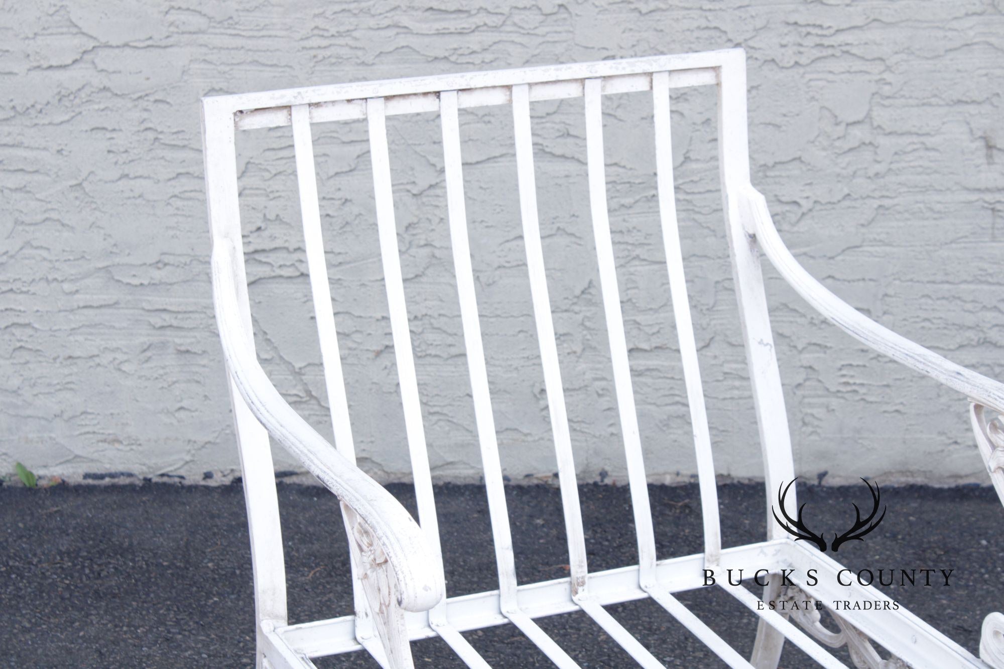 BROWN JORDAN CAST ALUMINUM 'DAY LILY' OUTDOOR PATIO LOUNGE CHAIR WITH OTTOMAN