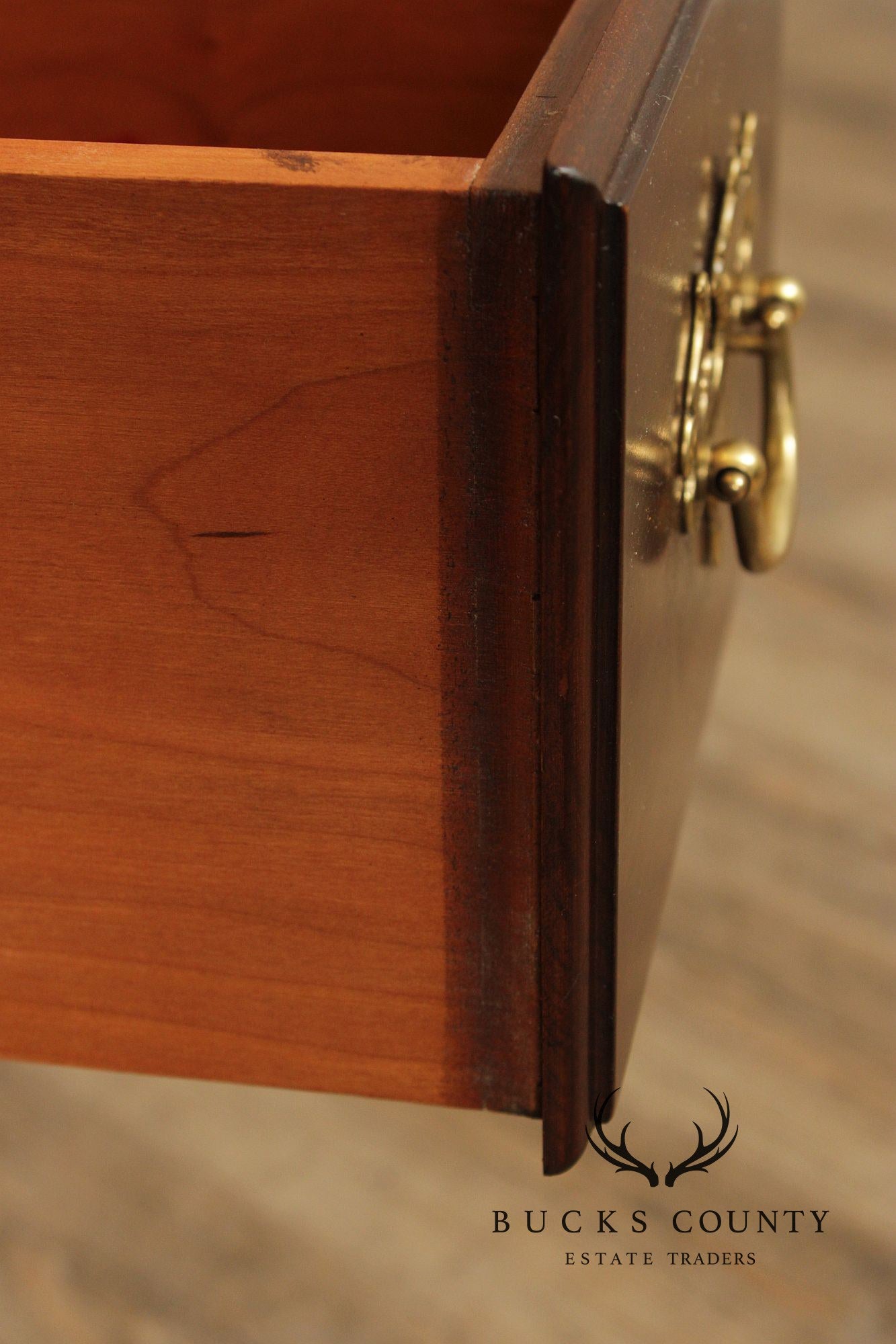 Statton Private Collection Queen Anne Style Cherry Lowboy