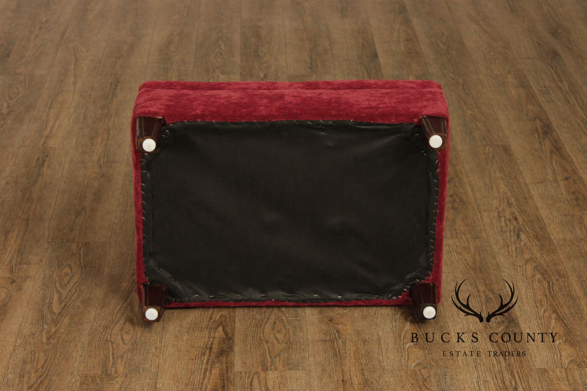Vintage Upholstered Ottoman