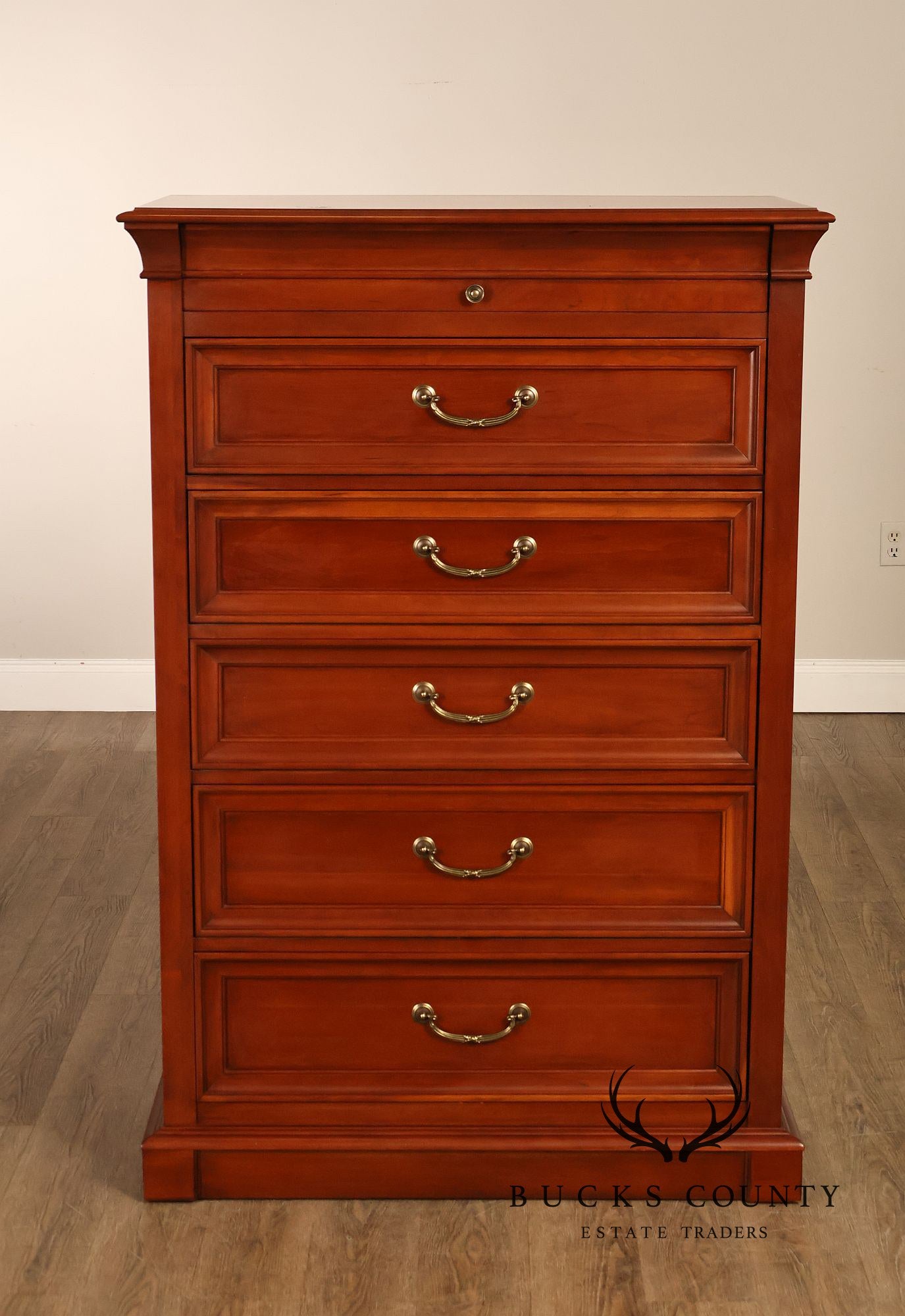 Ethan Allen 'Medallion' Cherry Tall Chest of Drawers
