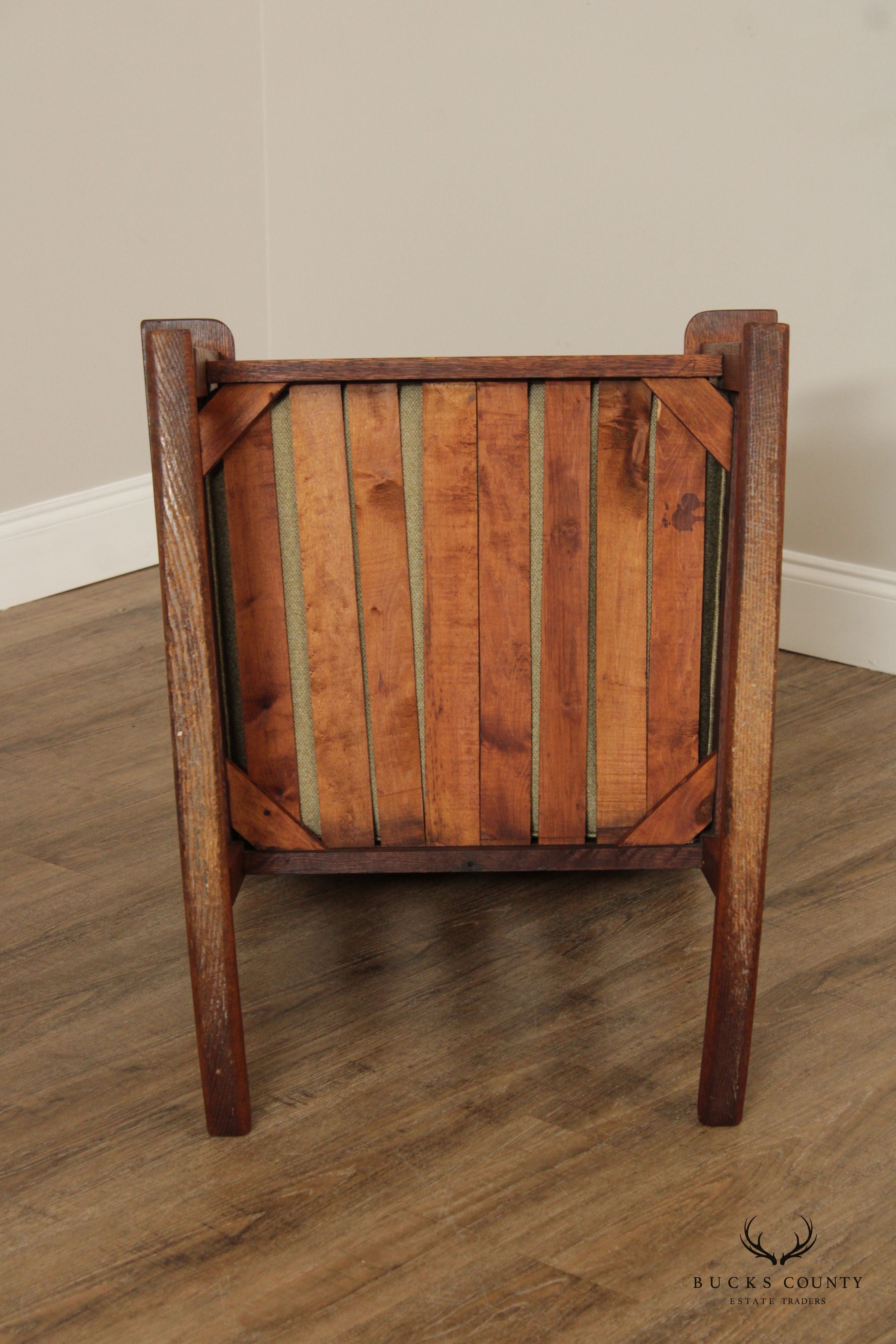 Antique Mission Oak Rocking Chair