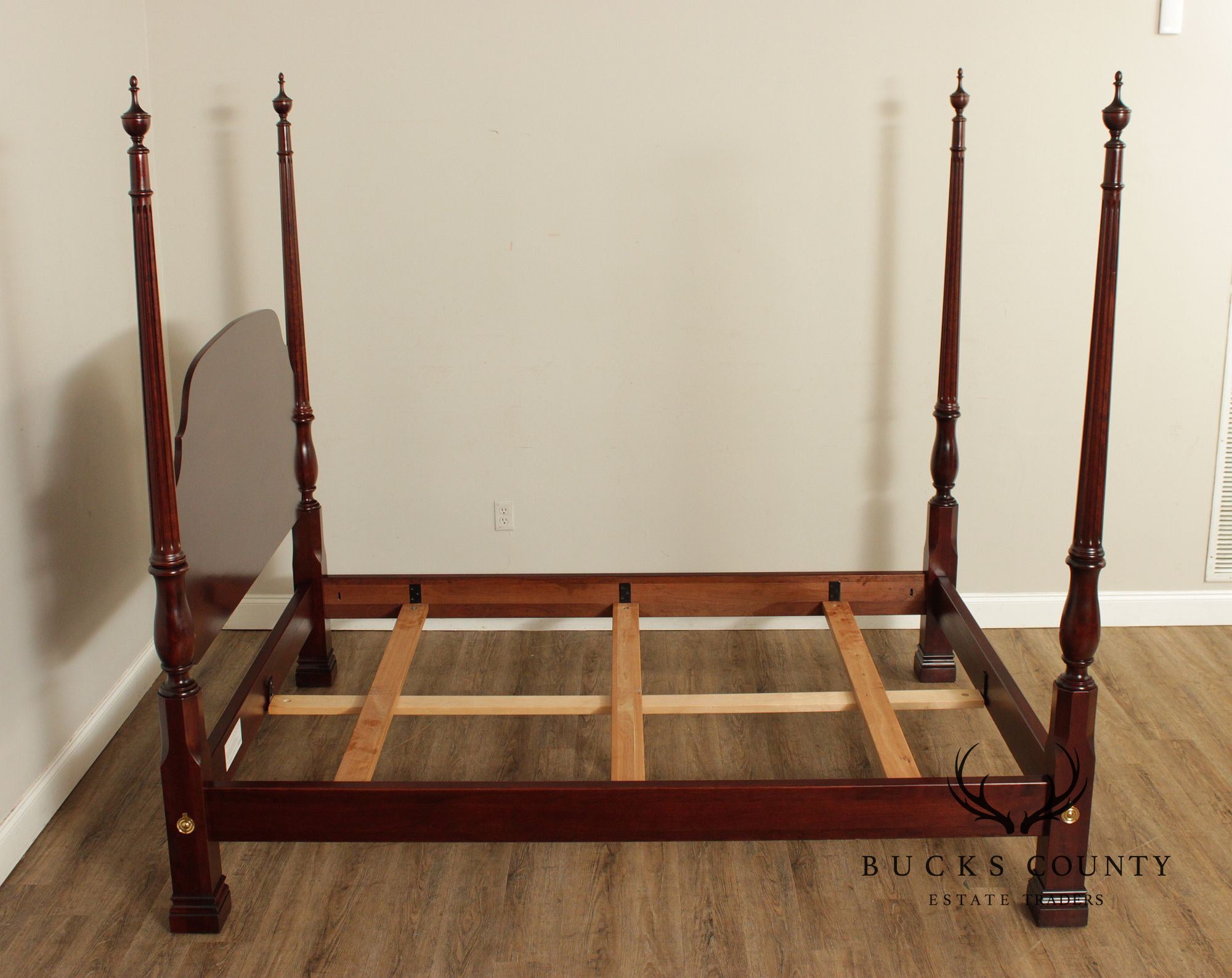 Stickley Cherry Queen Poster Bed
