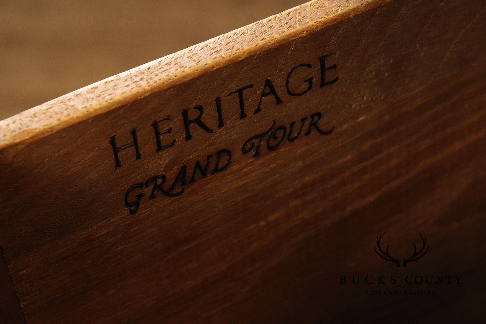 Heritage Grand Tour Collection Vintage Walnut Dresser