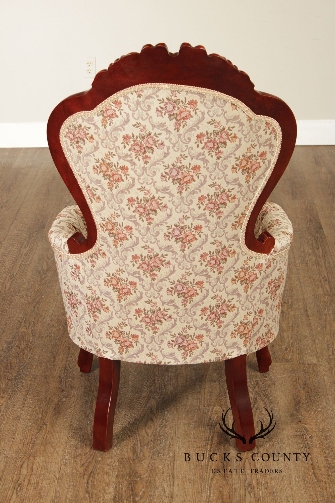Kimball Furniture Victorian Style Pair of Parlor Armchairs