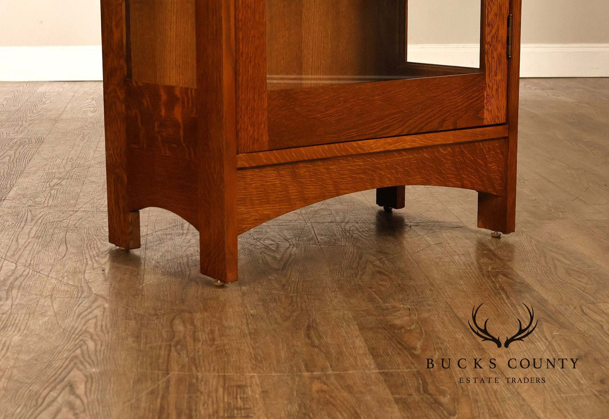 Stickley Mission Collection Oak Display Cabinet
