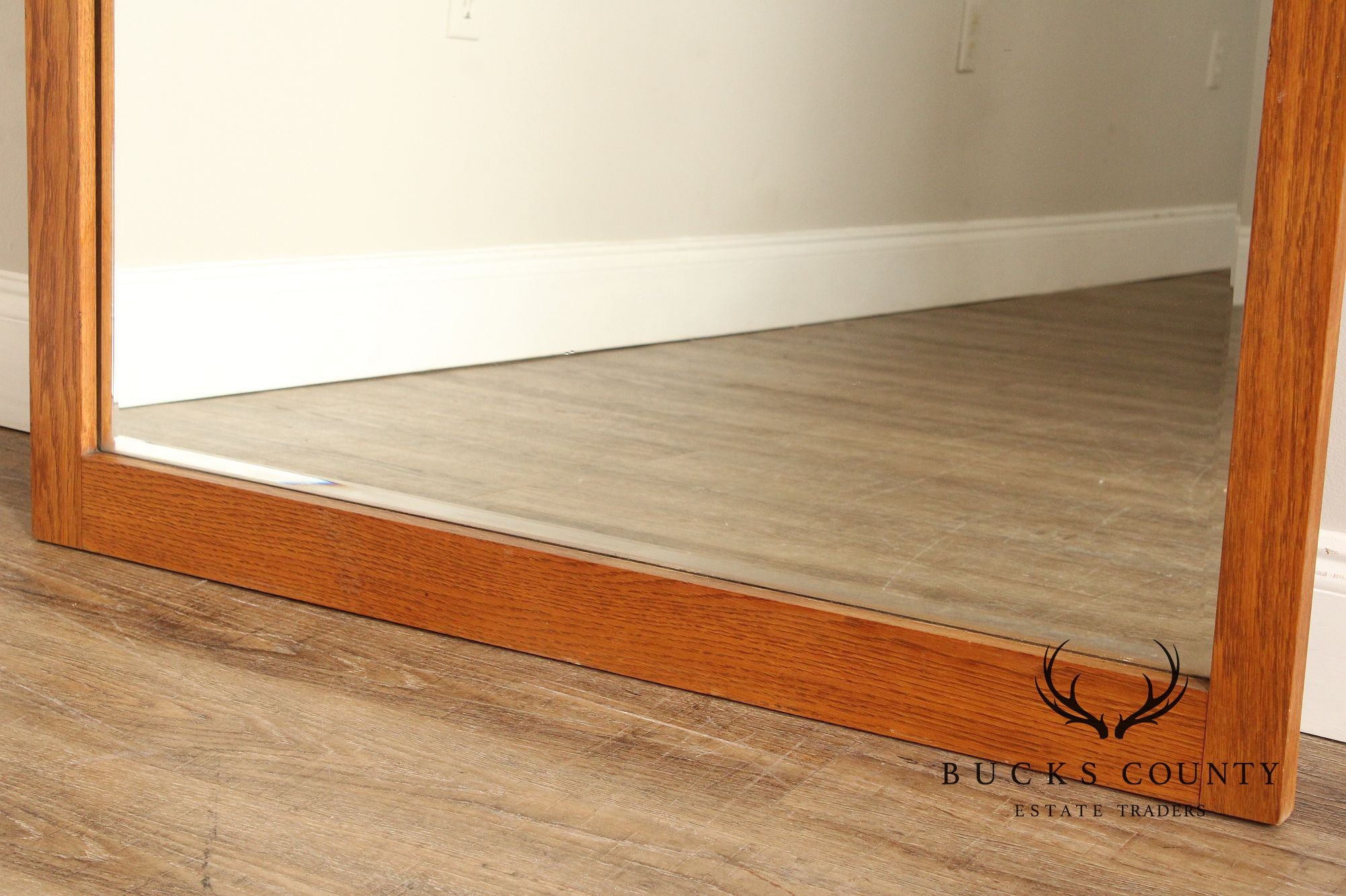 Lane Brutalist Oak Wall Mirror