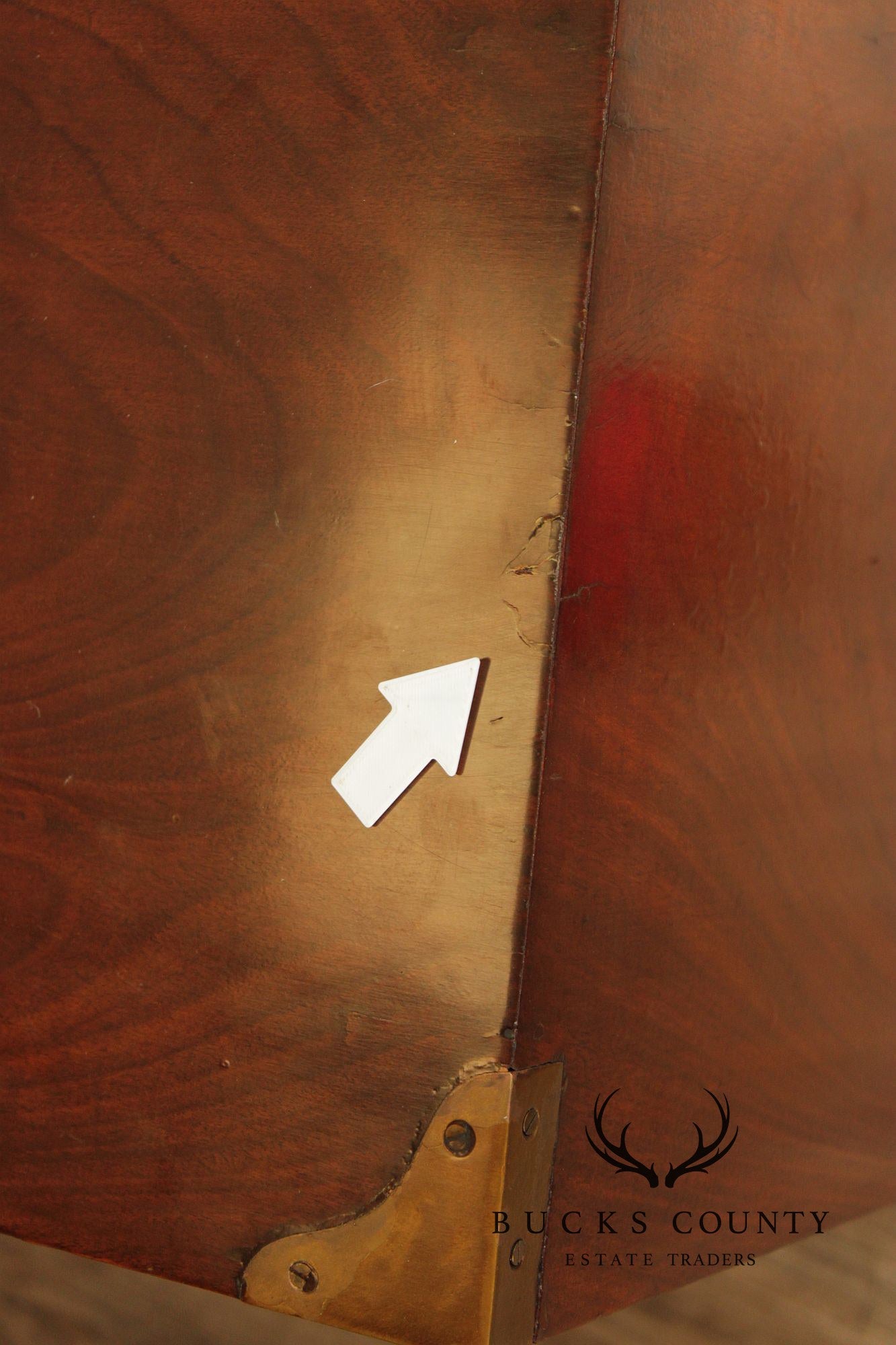 Anglo Indian Campaign Carved Rosewood Chest of Drawers