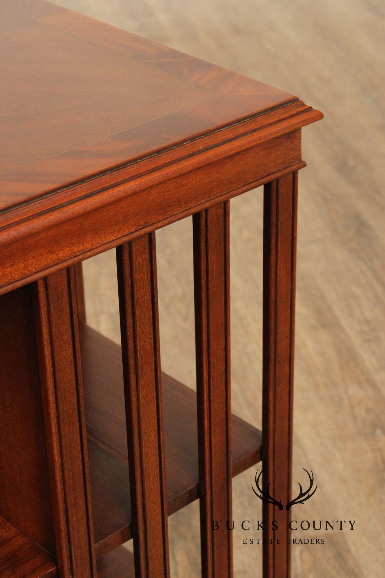 Edwardian Style Mahogany Revolving Bookcase