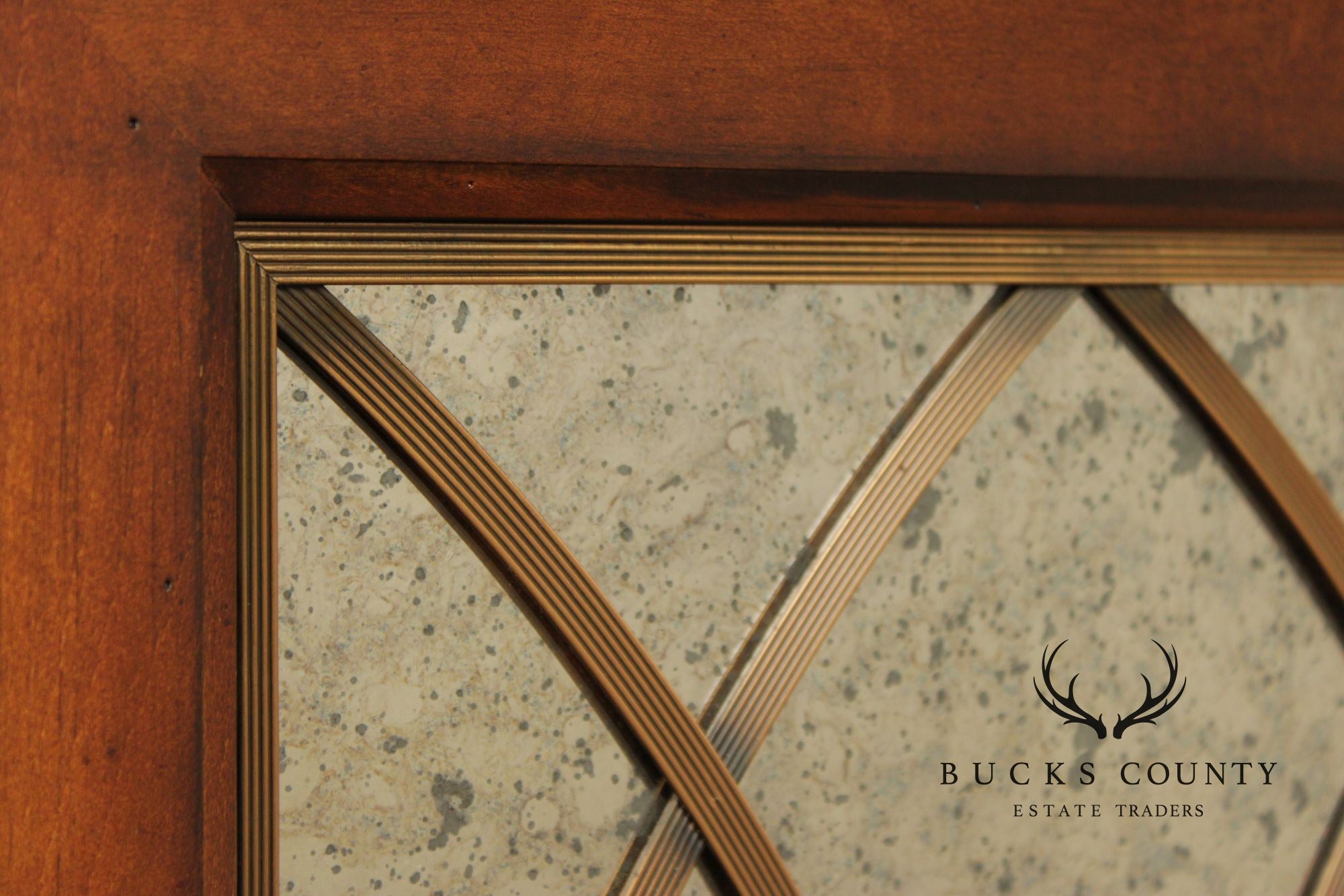 Century Furniture Percier Collection Mahogany Mirrored Sideboard Buffet