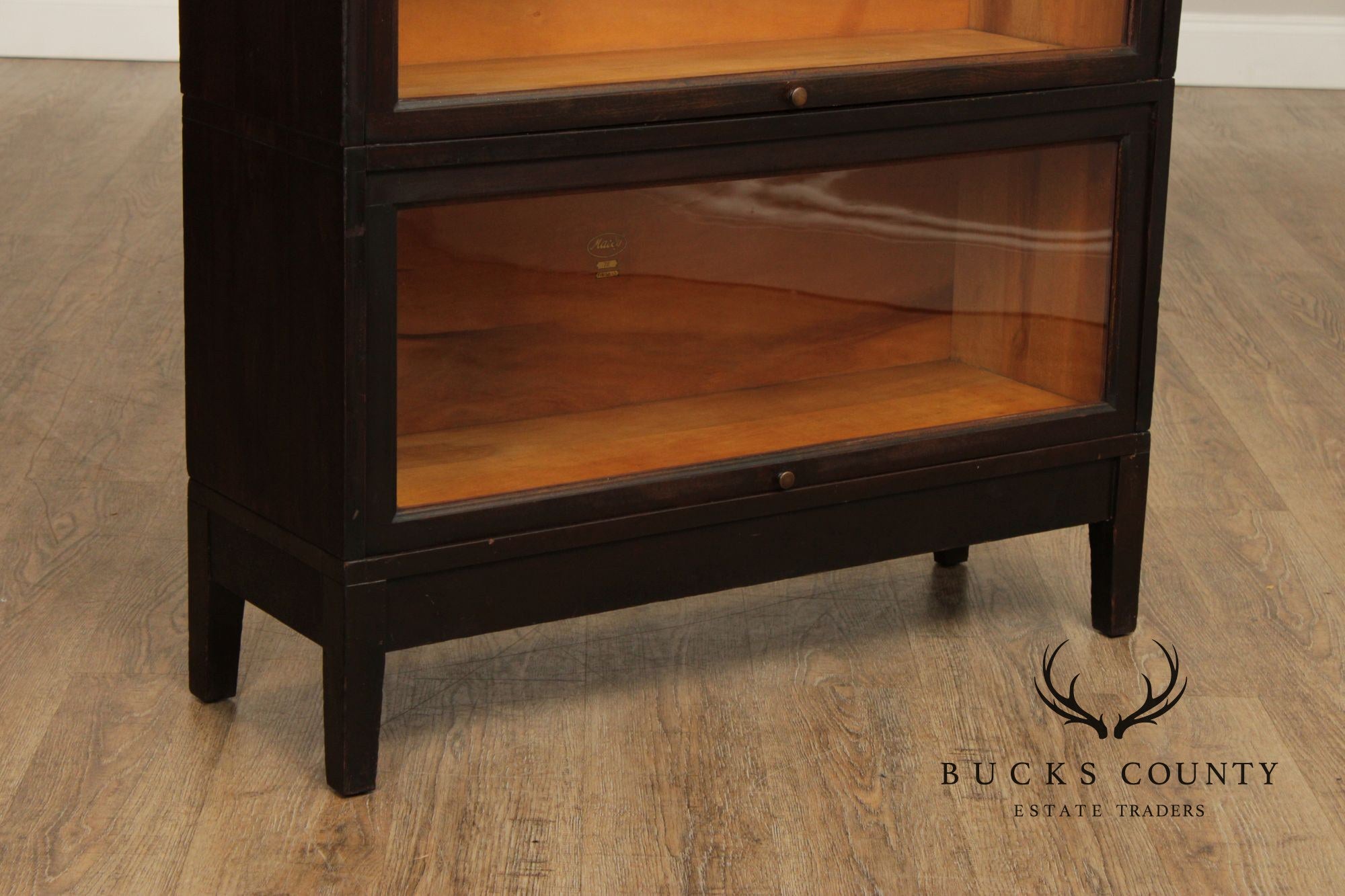 Macey Vintage Mahogany Three Section Barrister Bookcase