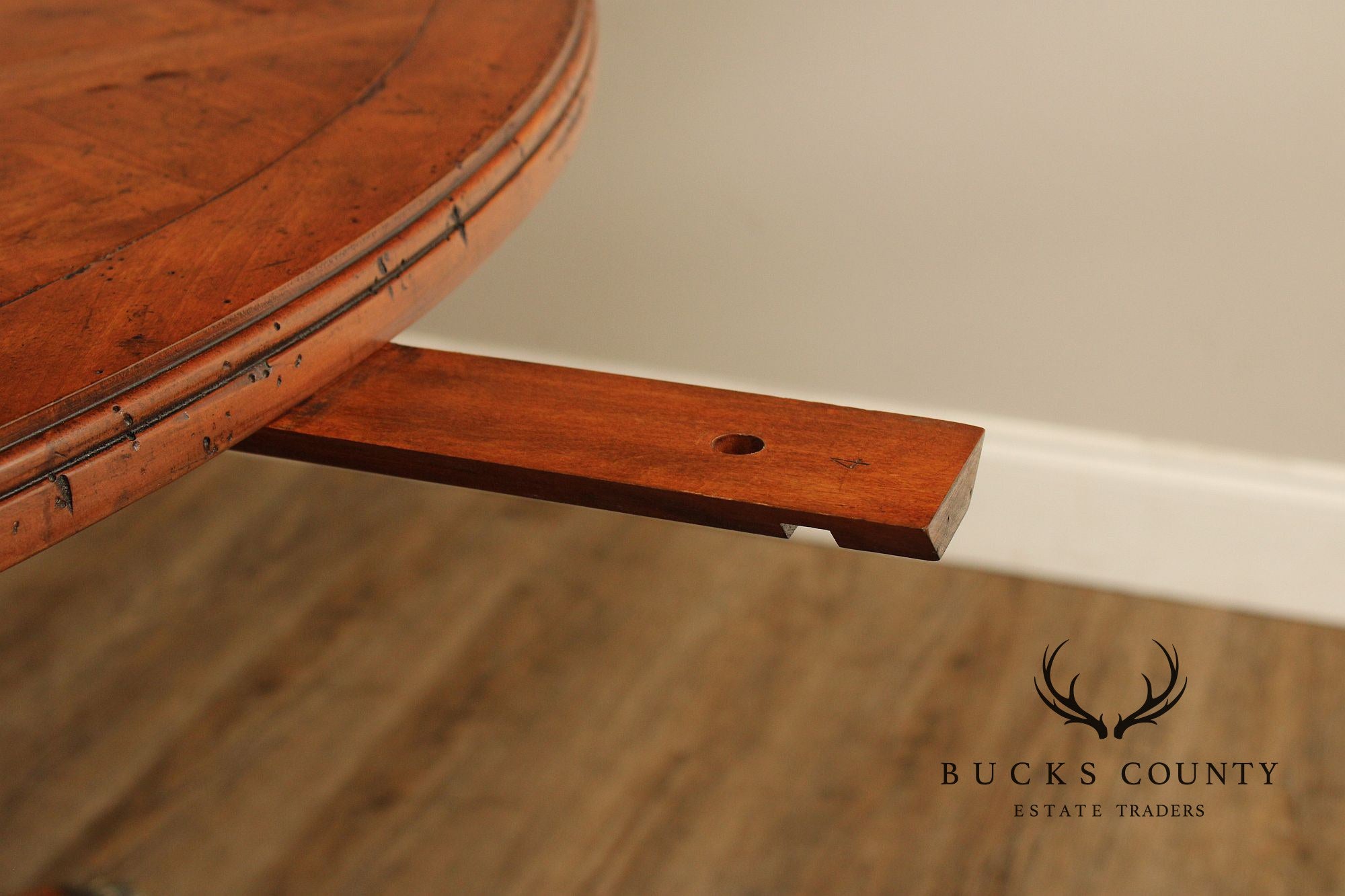 Guy Chaddock Expandable Round Pedestal Dining Table