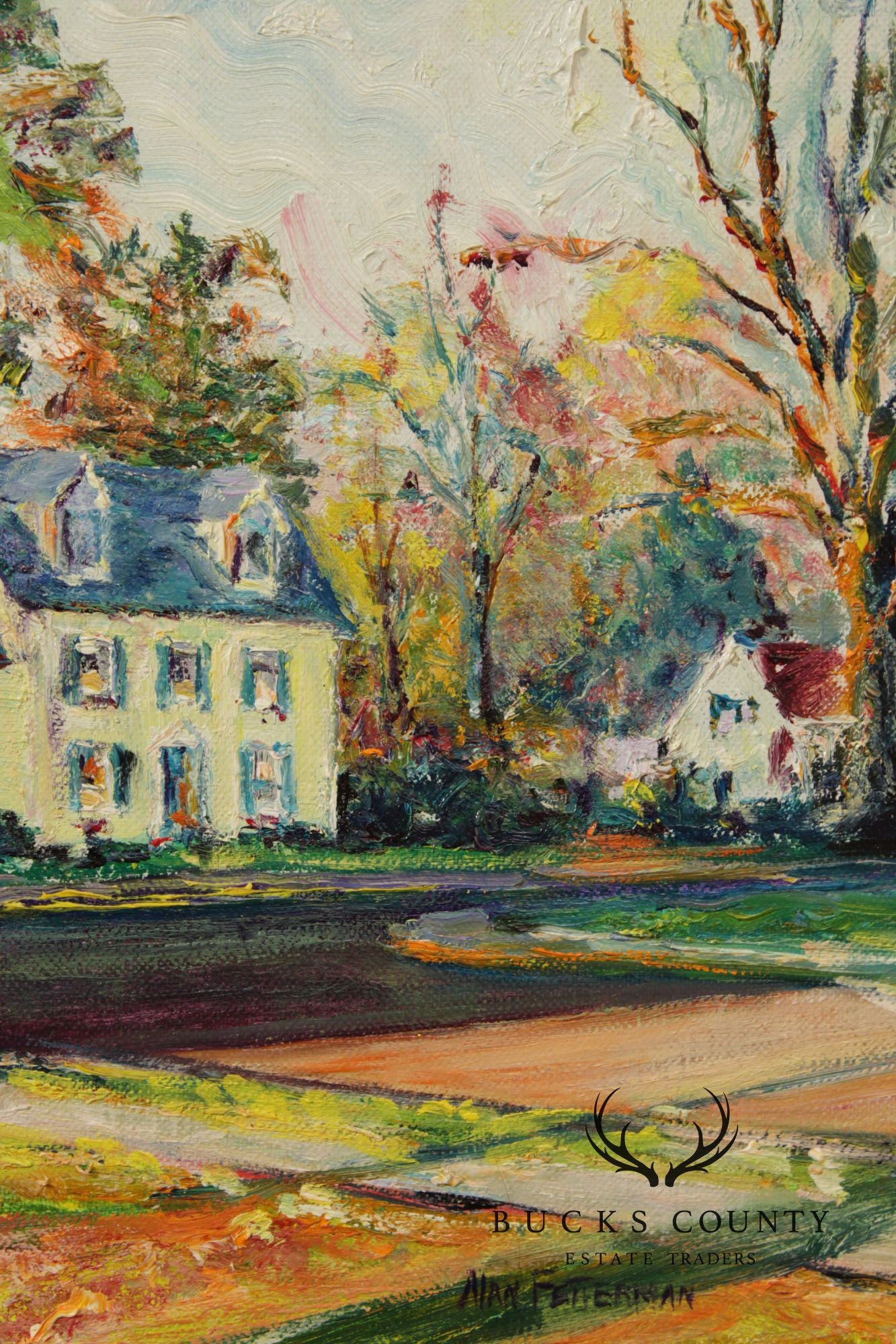 Alan Fetterman Oil Painting, 'Ashland Doylestown'