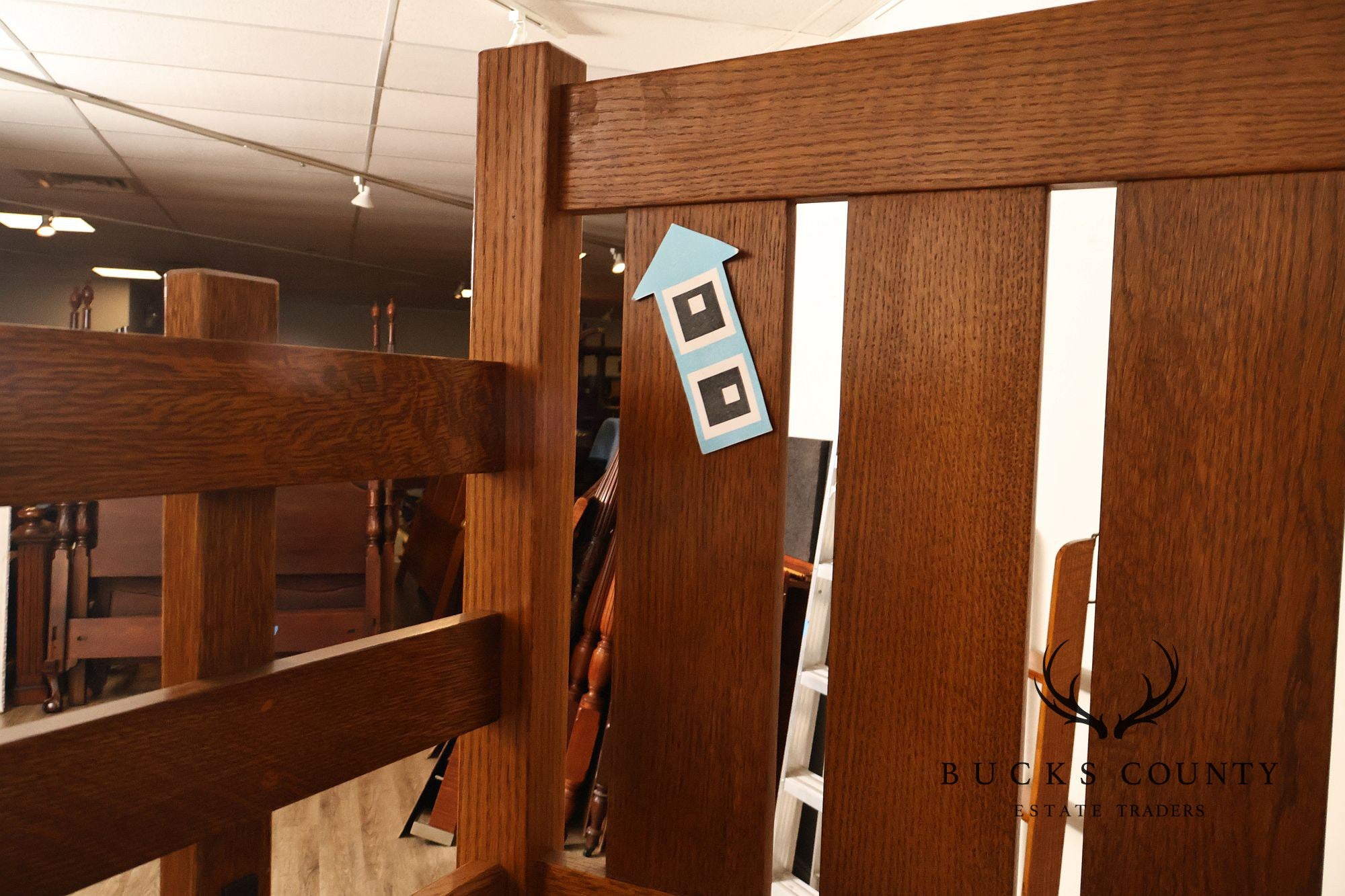 Stickley Mission Collection Oak Twin Over Twin Bunk Bed