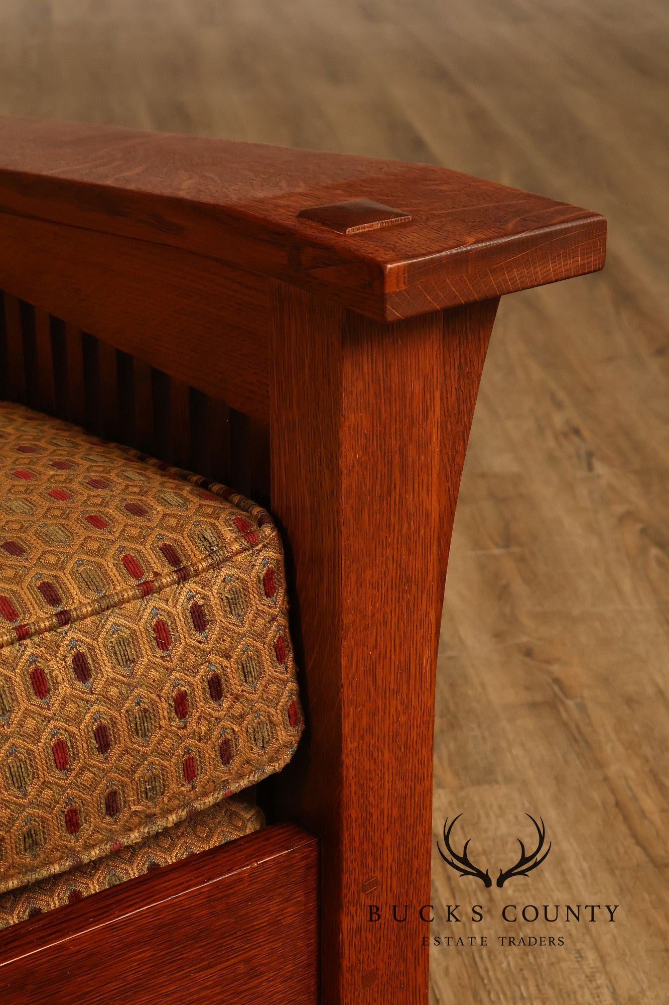 Stickley Mission Collection Oak Spindle Morris Chair