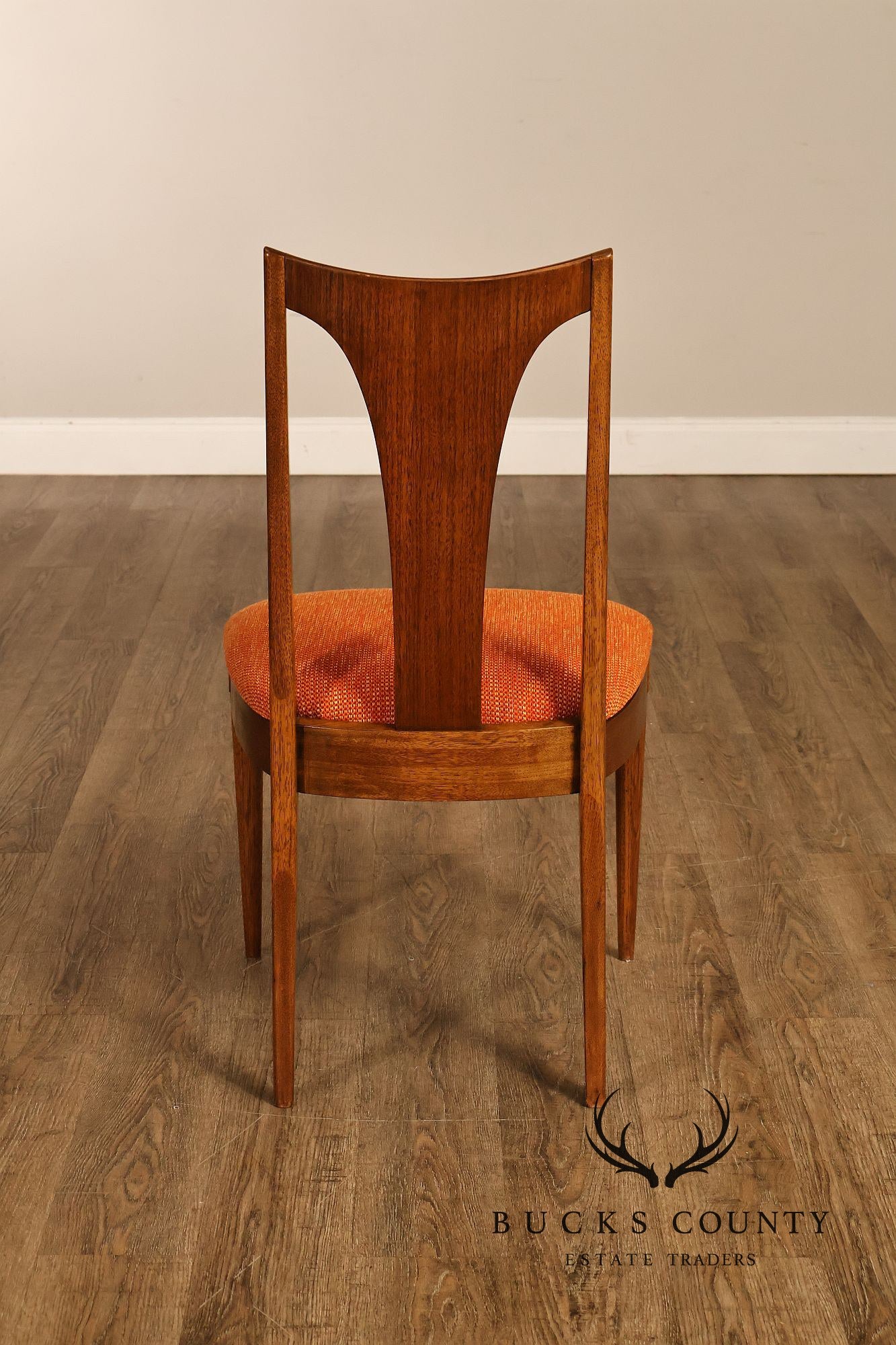 Broyhill 'Brasilia' Mid Century Modern Set of Four Walnut Dining Chairs