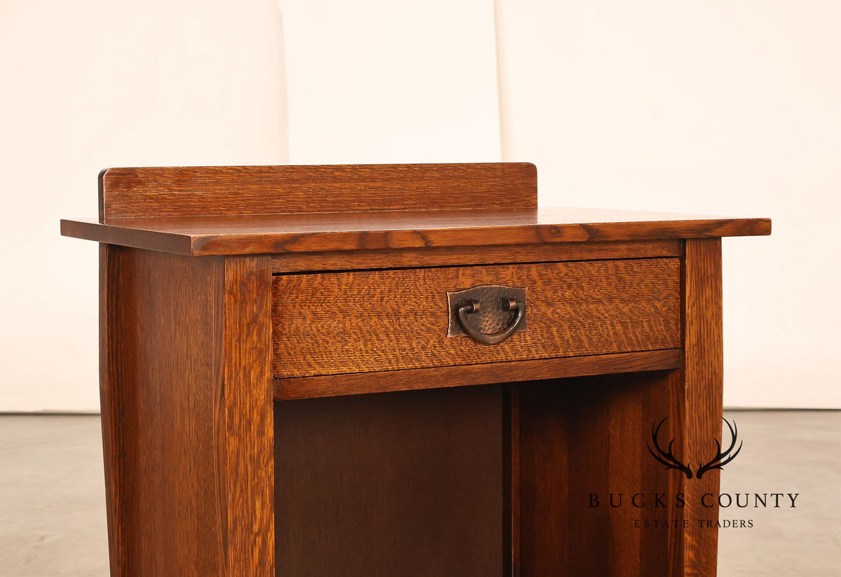 Stickley Harvey Ellis Collection Mission Oak Open Nightstand