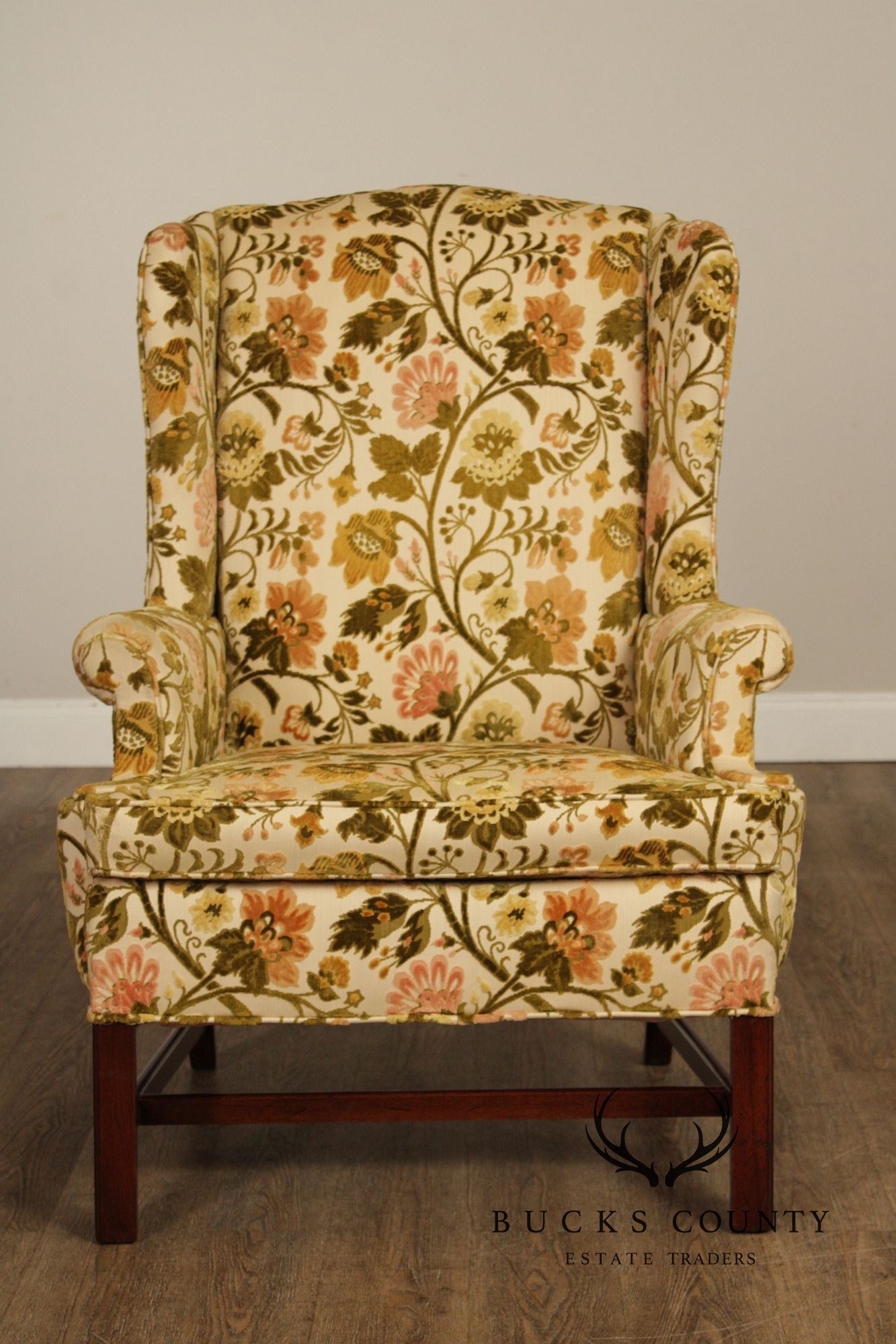 Hickory Chair Vintage Pair Of Wingback Chairs