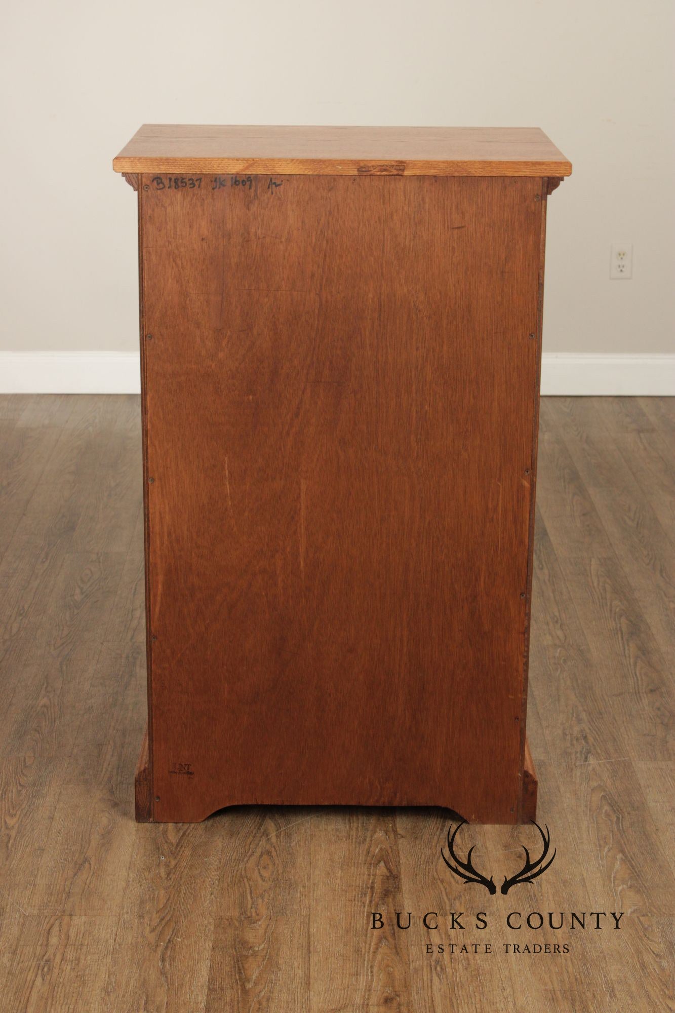Hunt Country Furniture Pair of Oak Five Drawer Dressers
