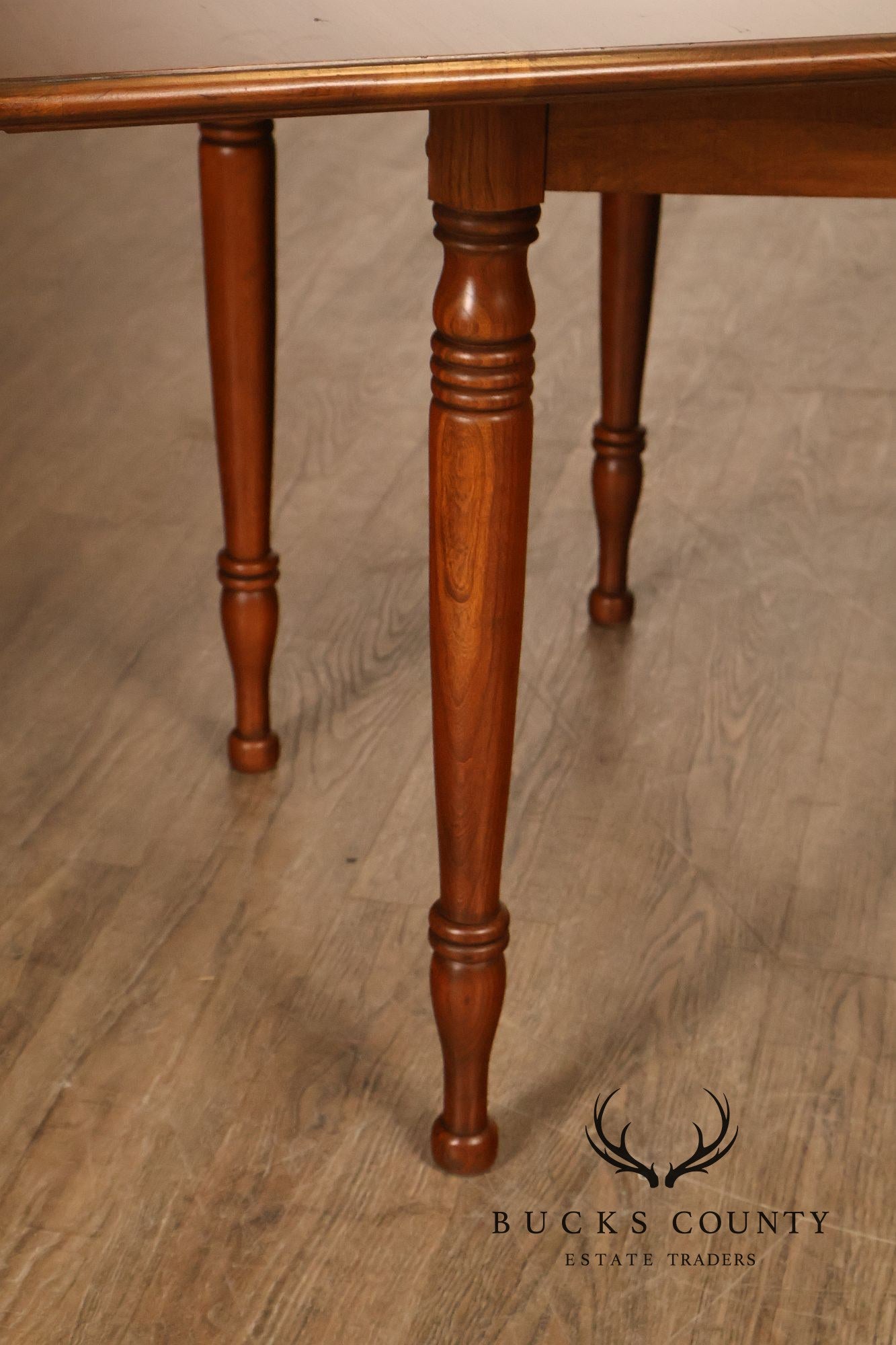 Pennsylvania House Cherry Drop Leaf Dining Table With Leaves