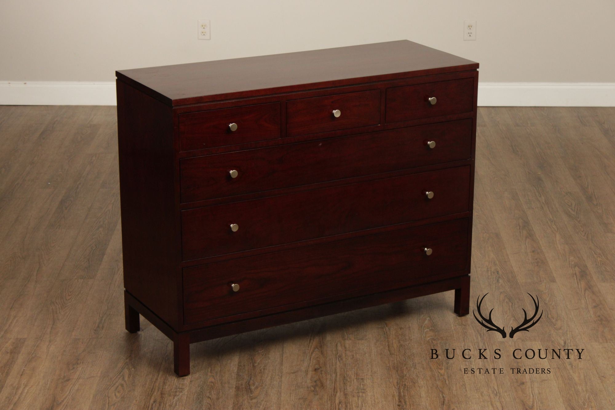 Stickley Metropolitan Collection Pair of Cherry Single Dressers