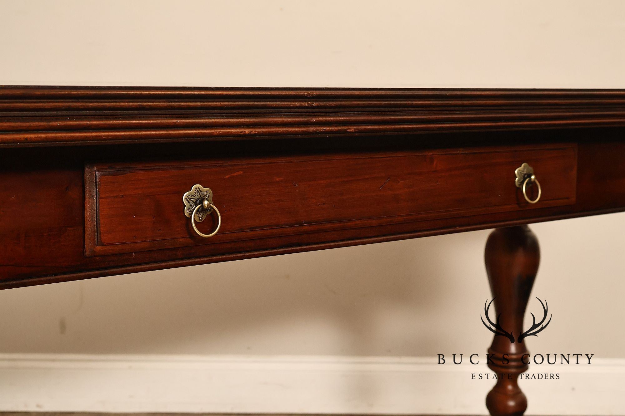 Ethan Allen British Classics Cherry Flip Top Console Dining Table