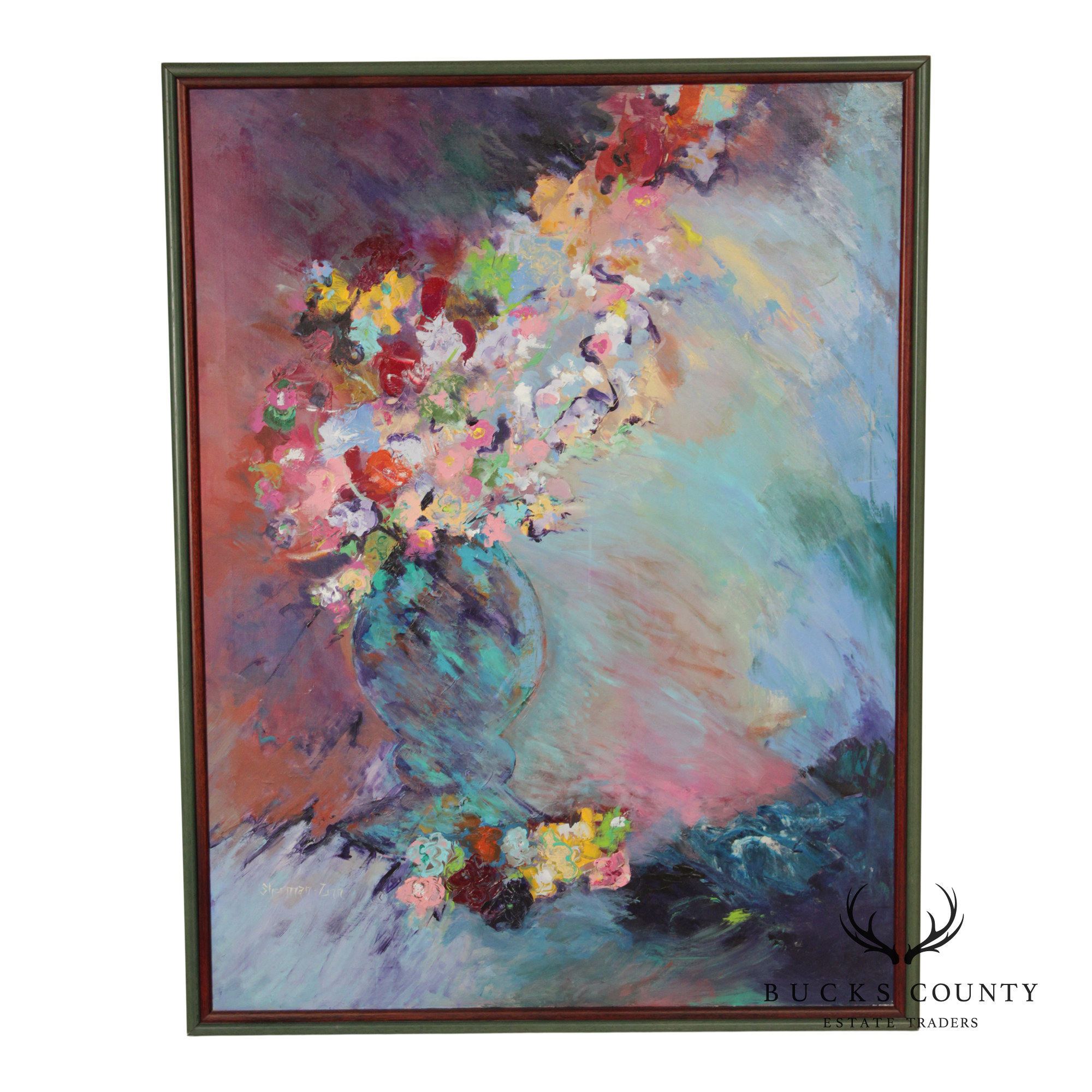 Ellen Sherman Zinn Abstract Still-Life Painting