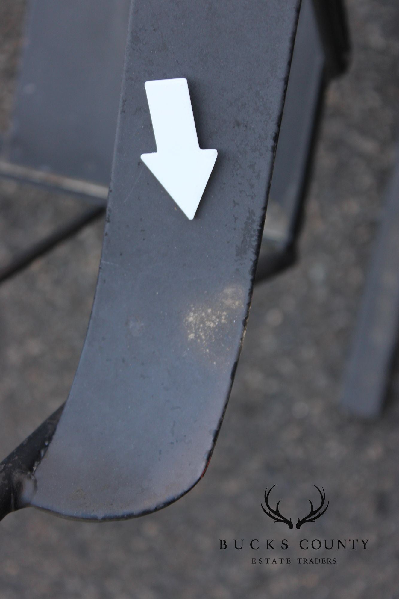 Vintage Outdoor Patio Wrought Iron Rocker