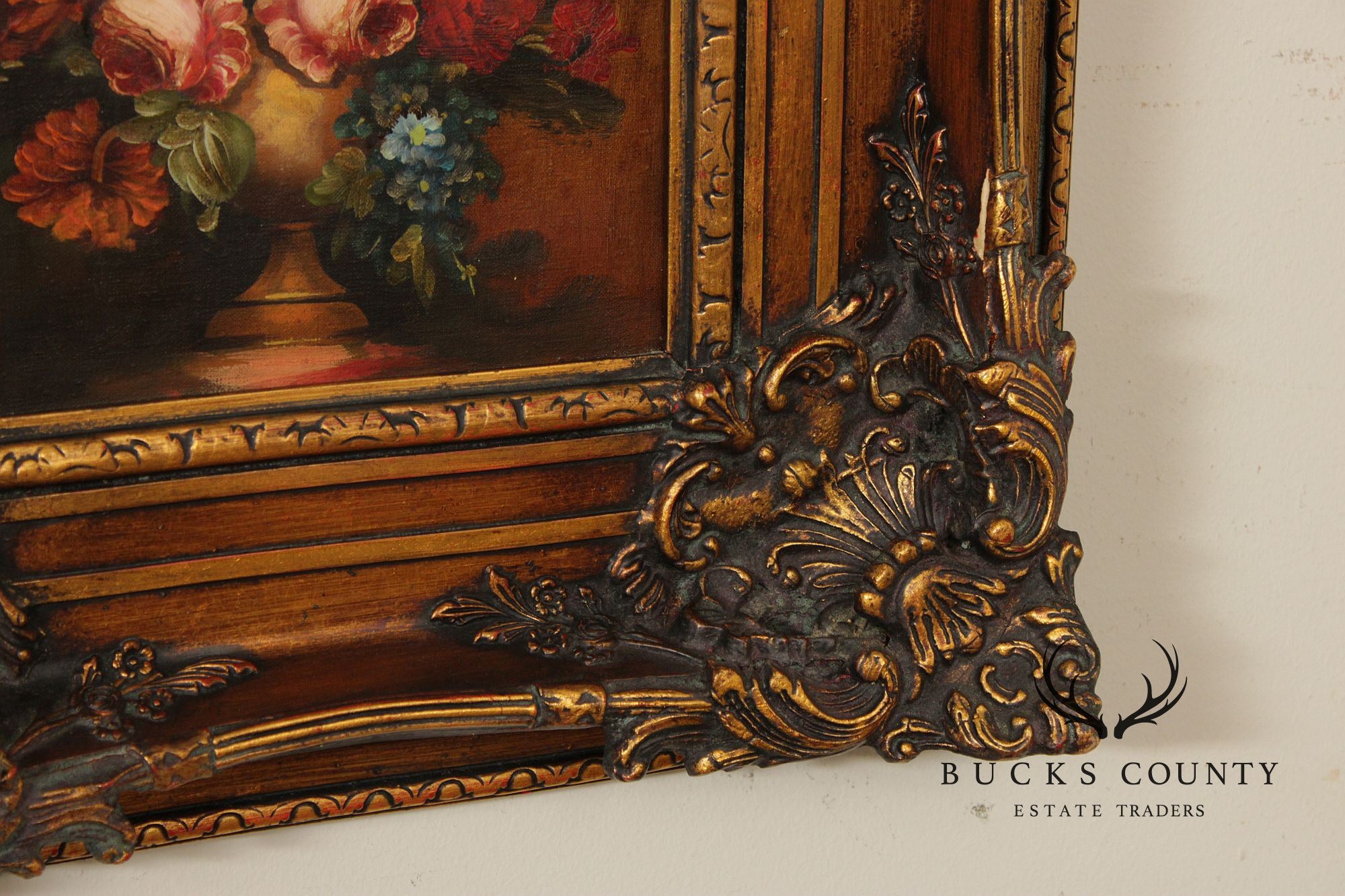 Artist Signed Belgian Floral Still-Life Painting