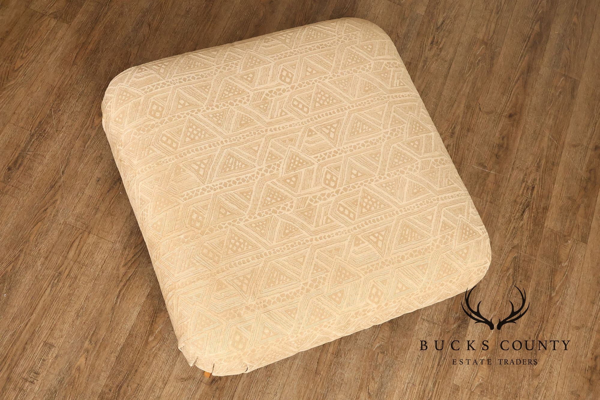 Henredon Upholstered Lounge Chair With Ottoman