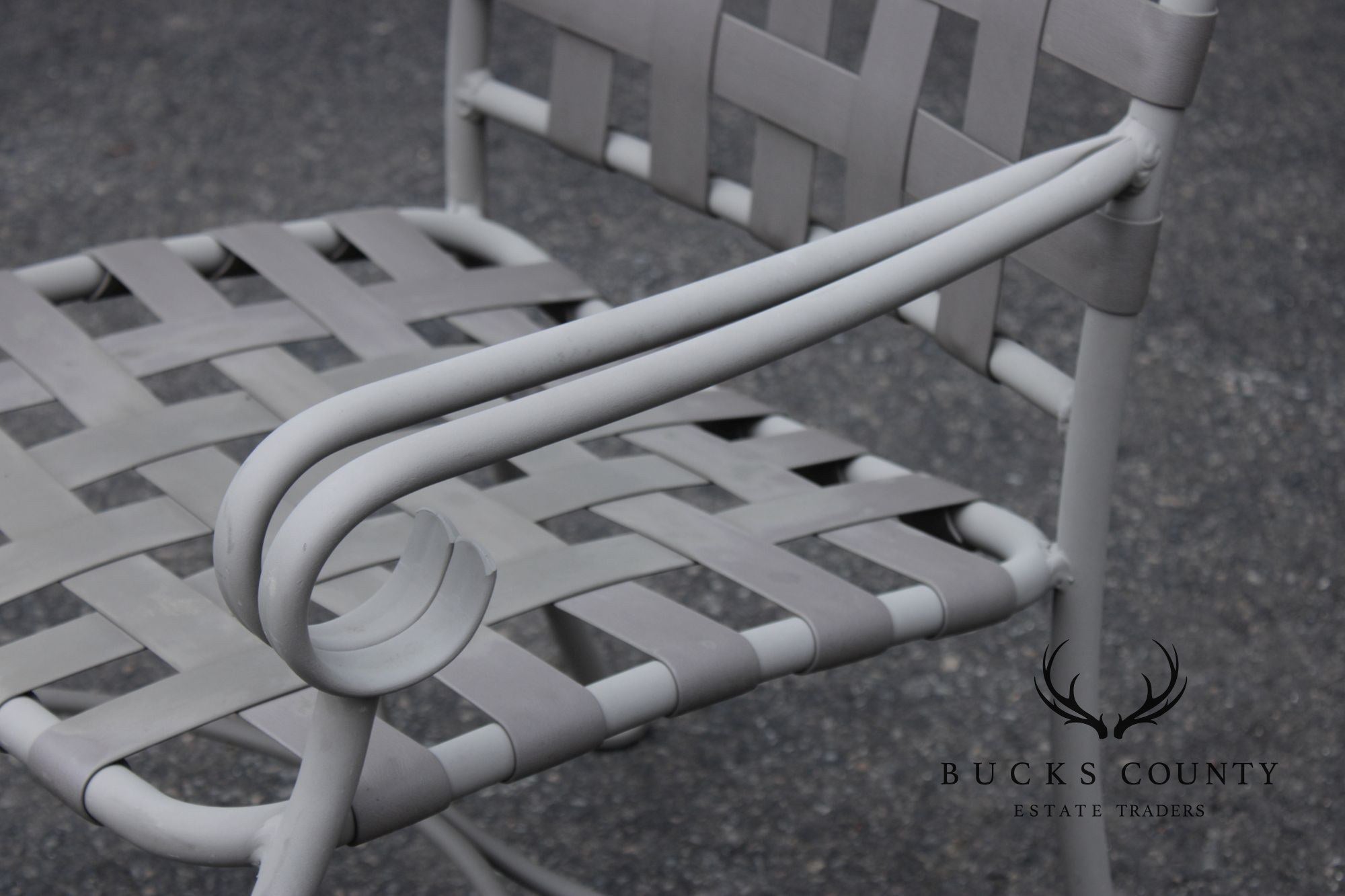 Woodard Ramsgate Oval Patio Dining Table And Six Chairs Set