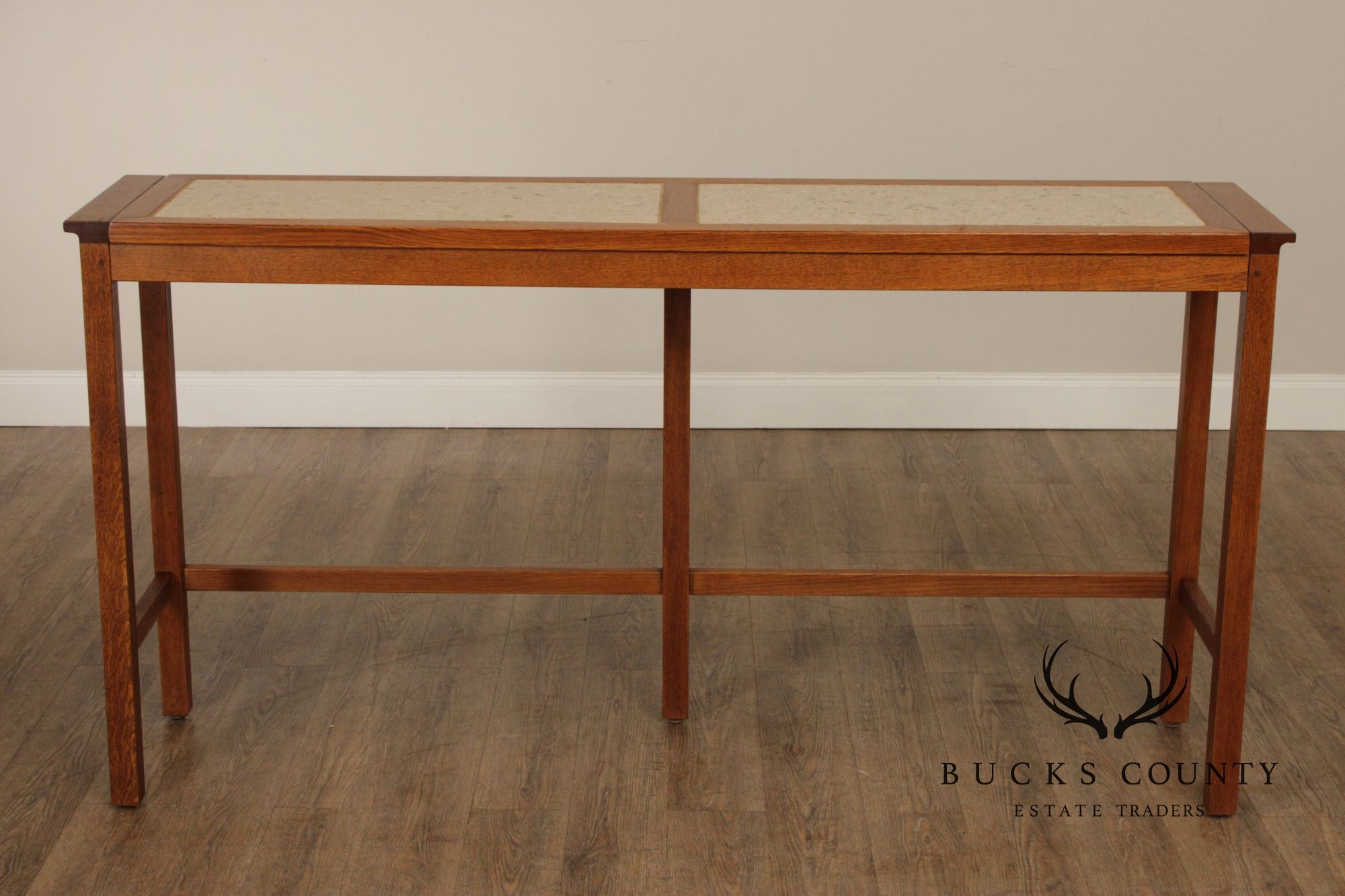 Stickley Mission Collection Oak Counter Height Table