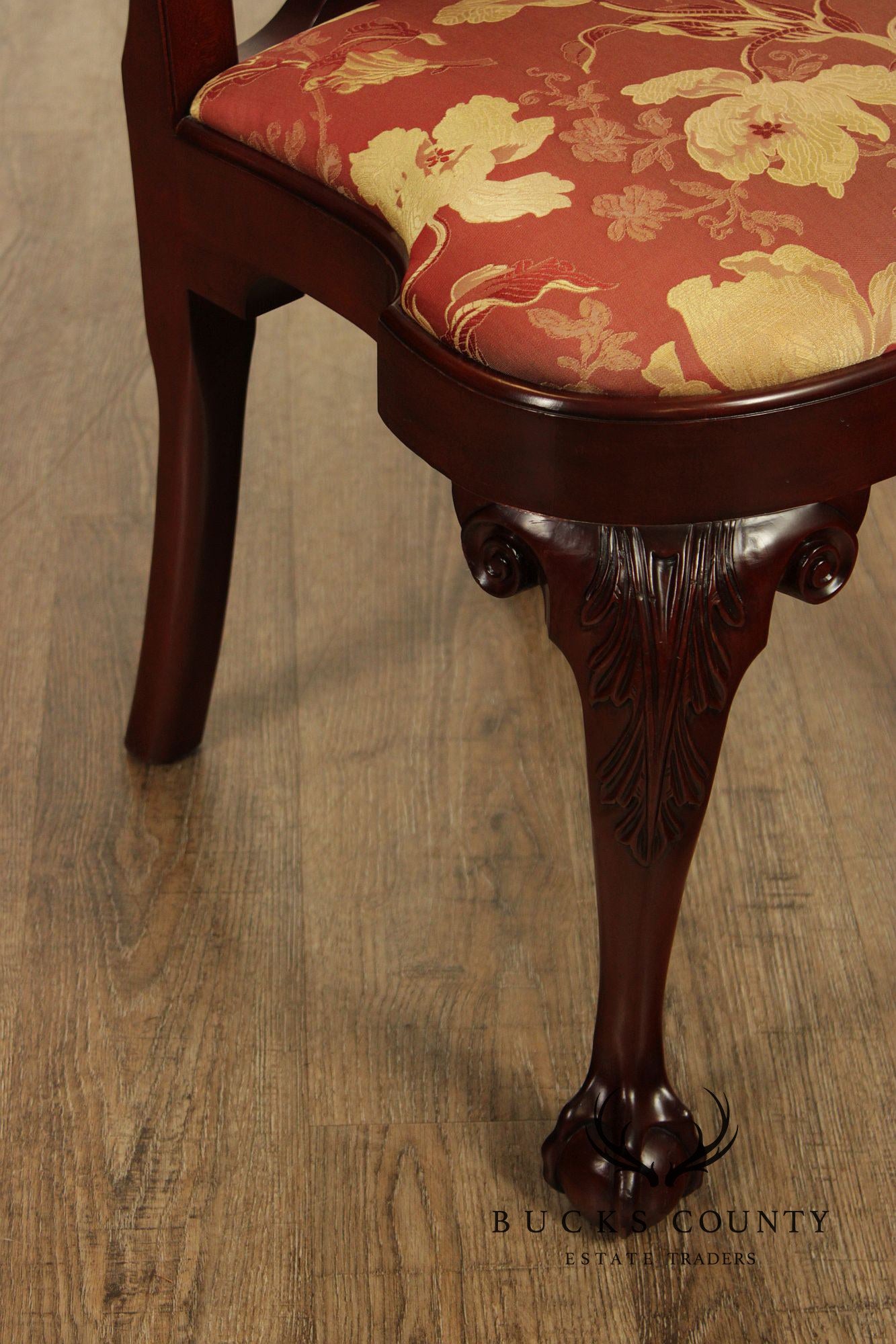 Kindel Winterthur Collection Set Of Six Carved Dining Chairs