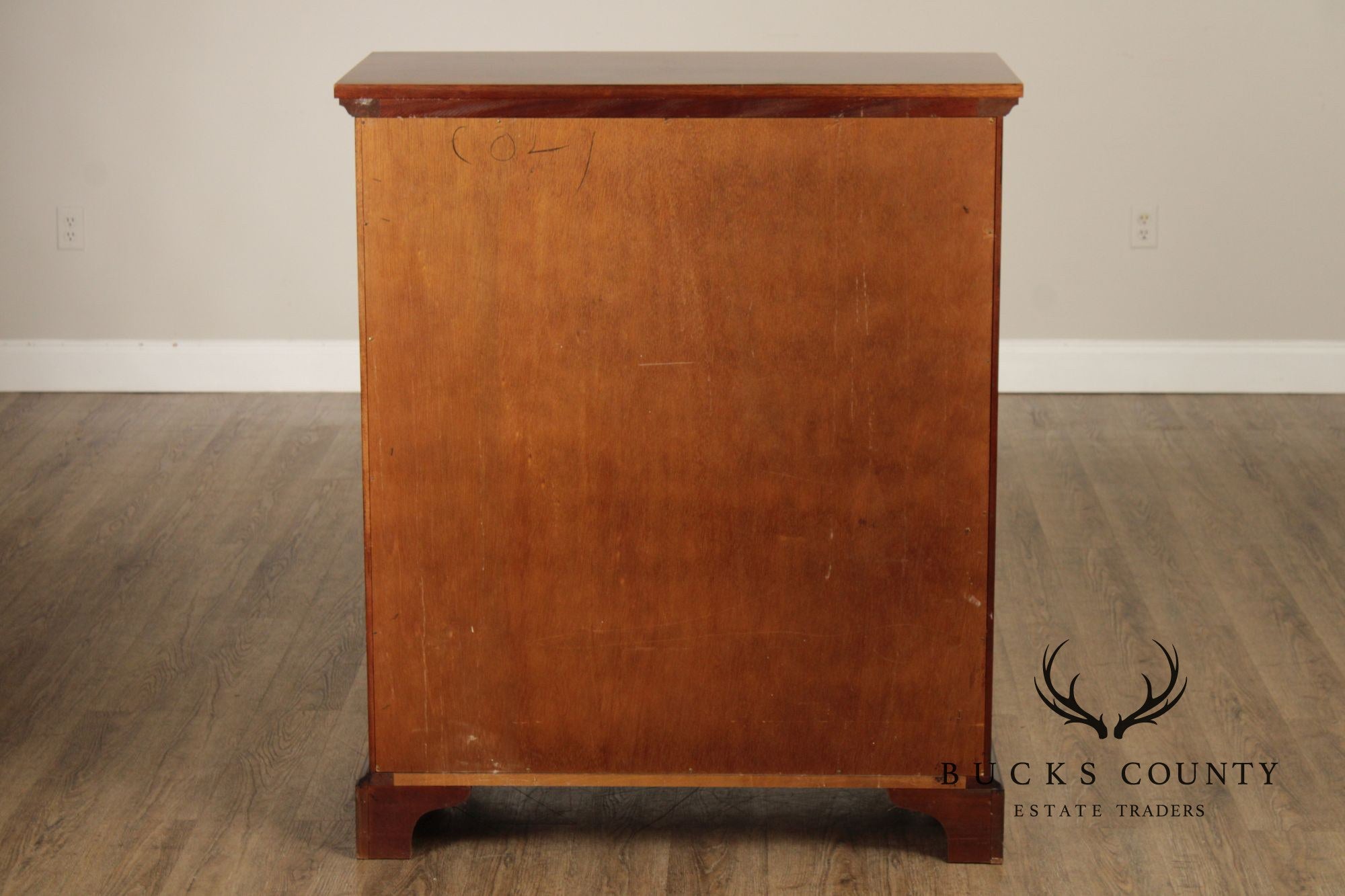 Craftique Chippendale Style Mahogany Tall Chest